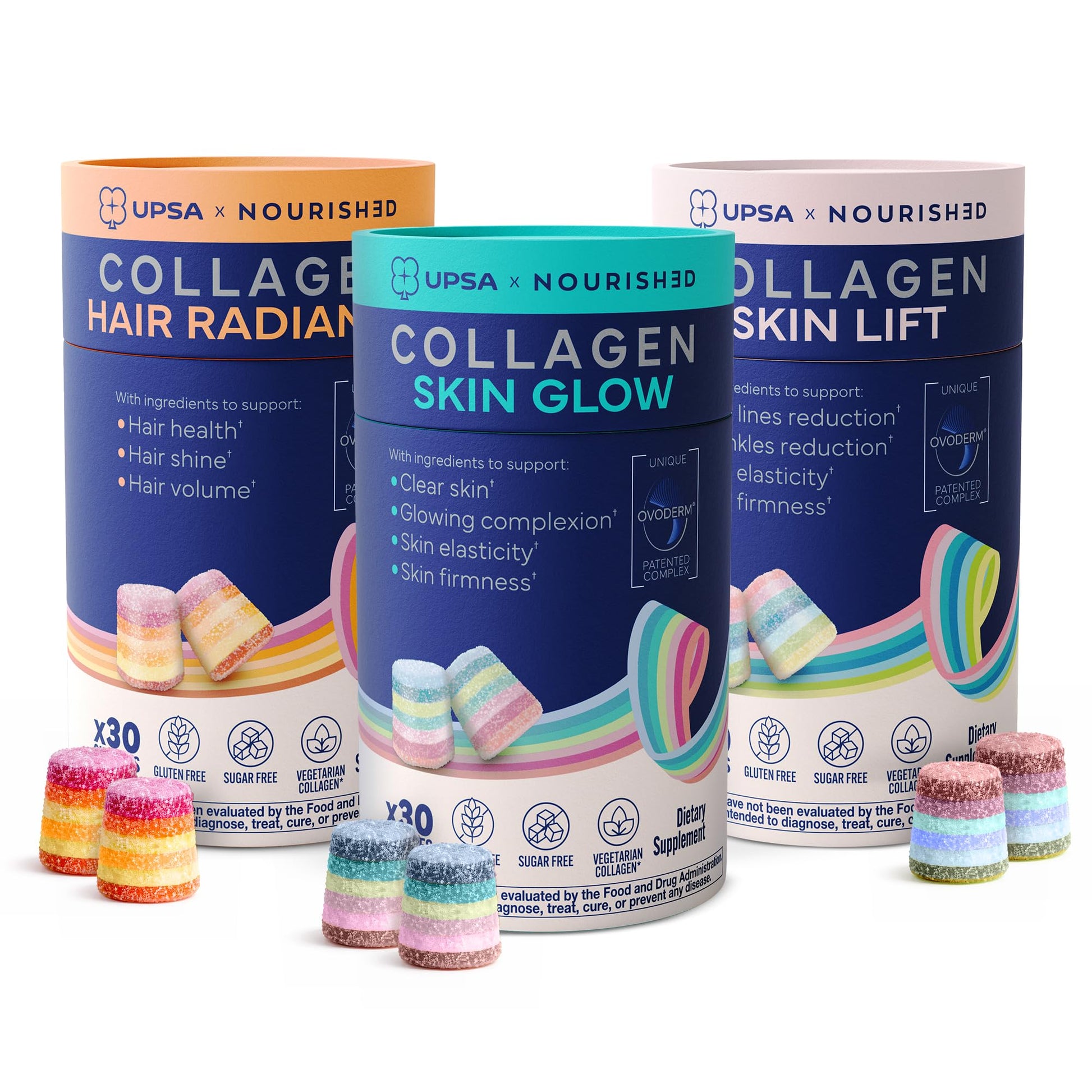 Upsa Nourished Collagen Gummies, 90 Count