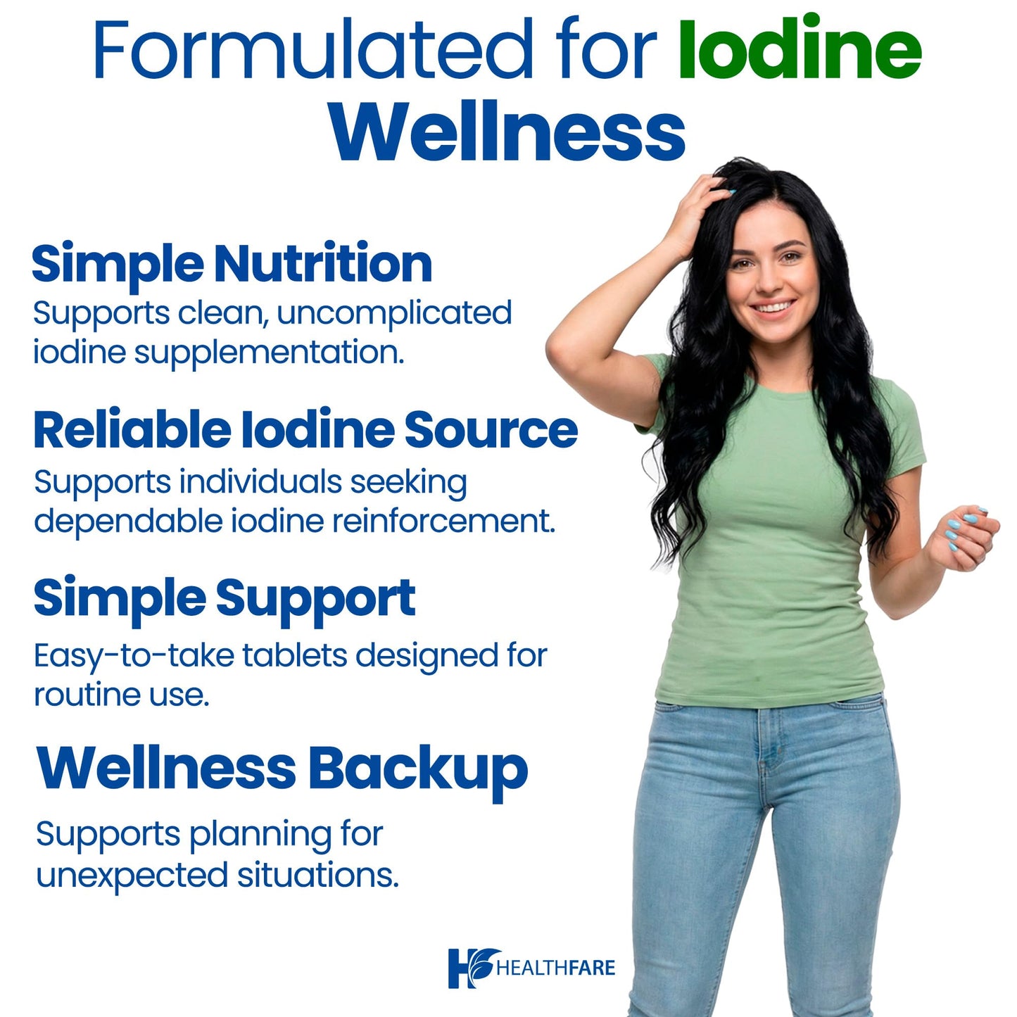 HealthFare Potassium Iodide Tablets 360 Tablets