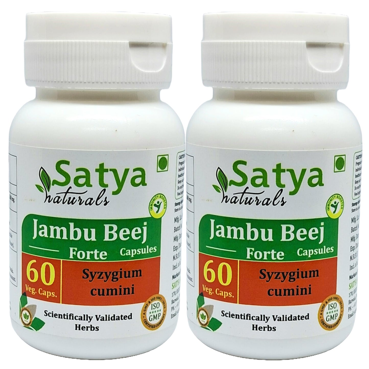Satya Naturals Jambu Beej Forte Capsules 500 mg, 120 Capsules