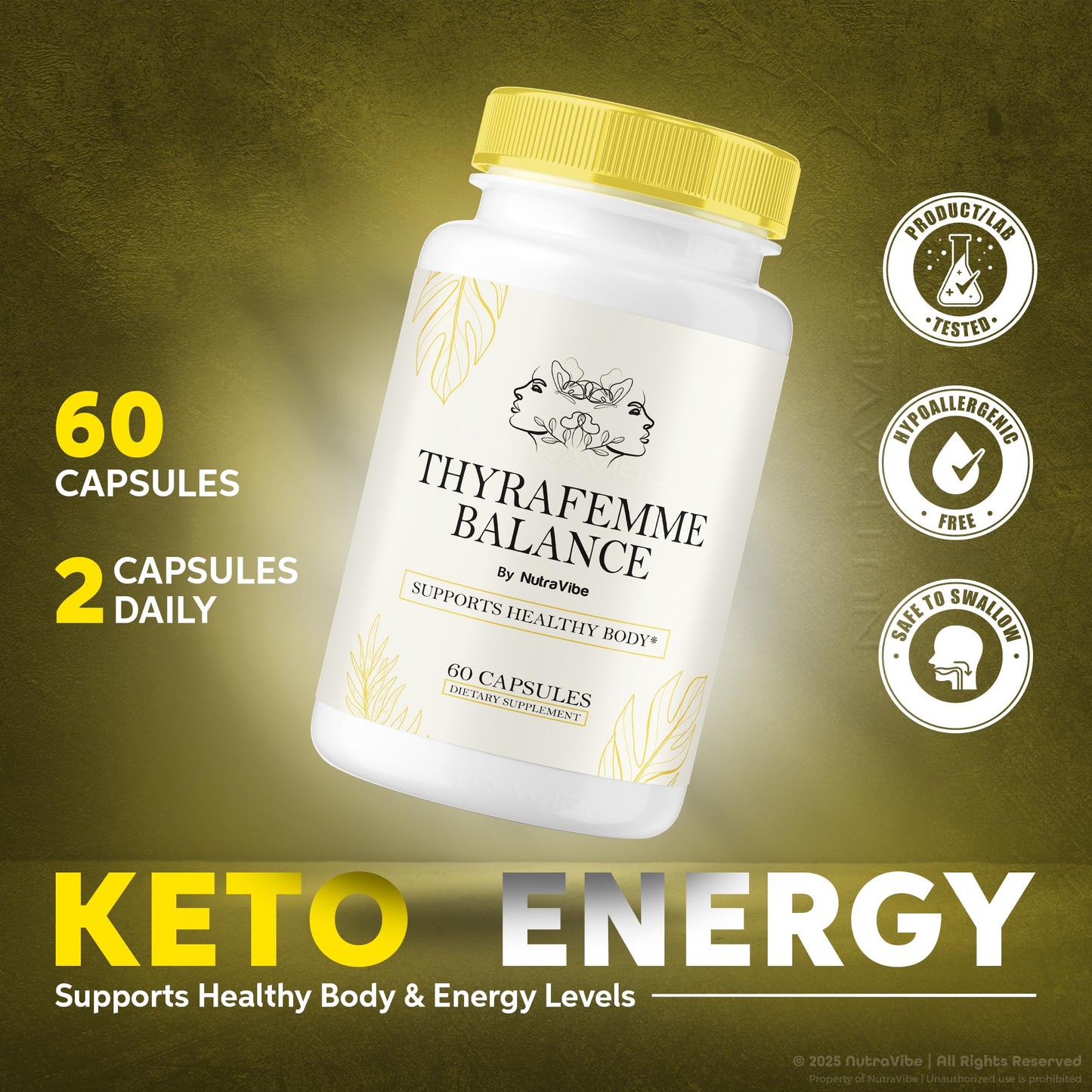 NutraVibe ThyraFemme Balance Capsules 180