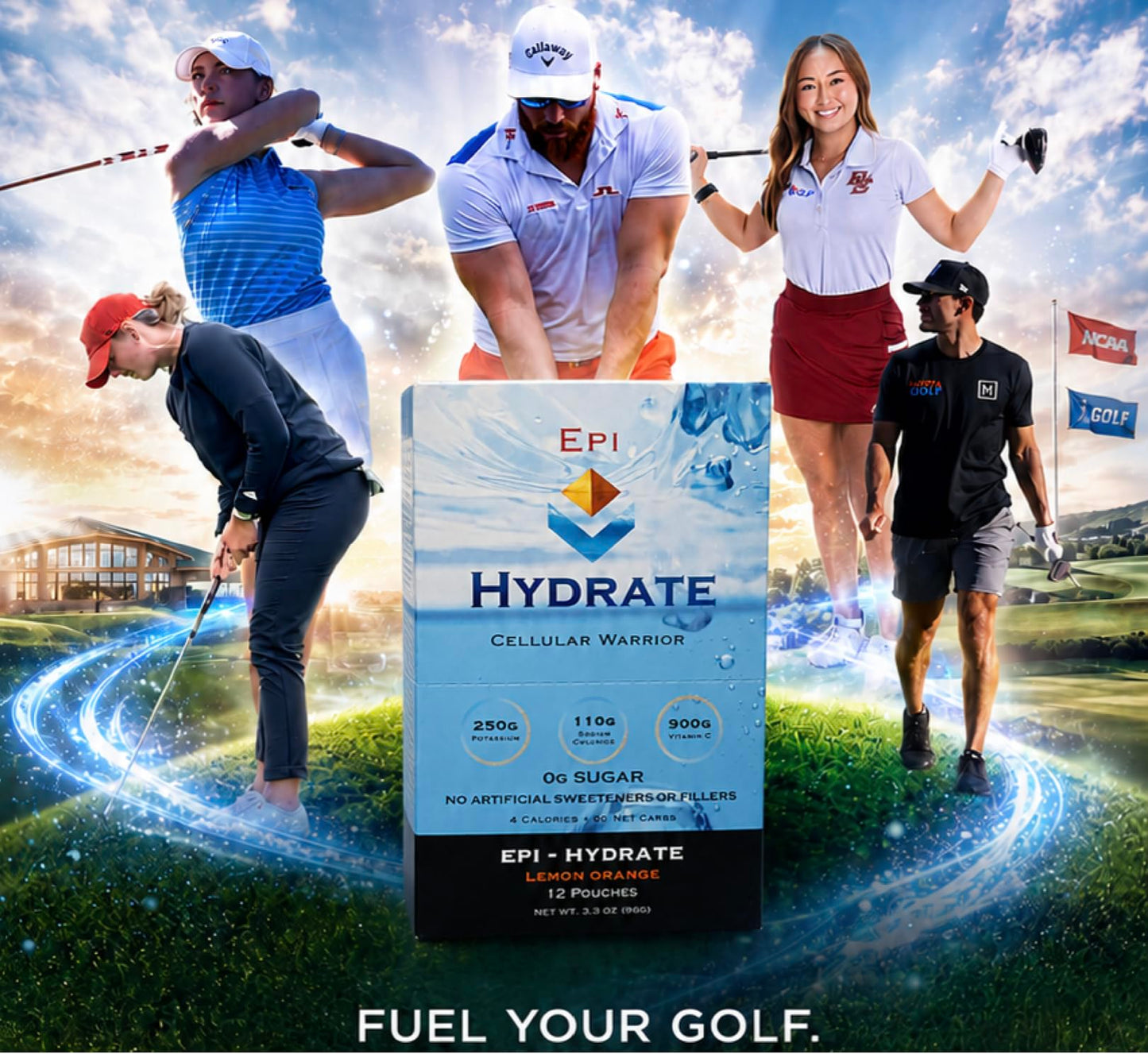Mysta Golf Epi-Hydrate Electrolyte Powder 96