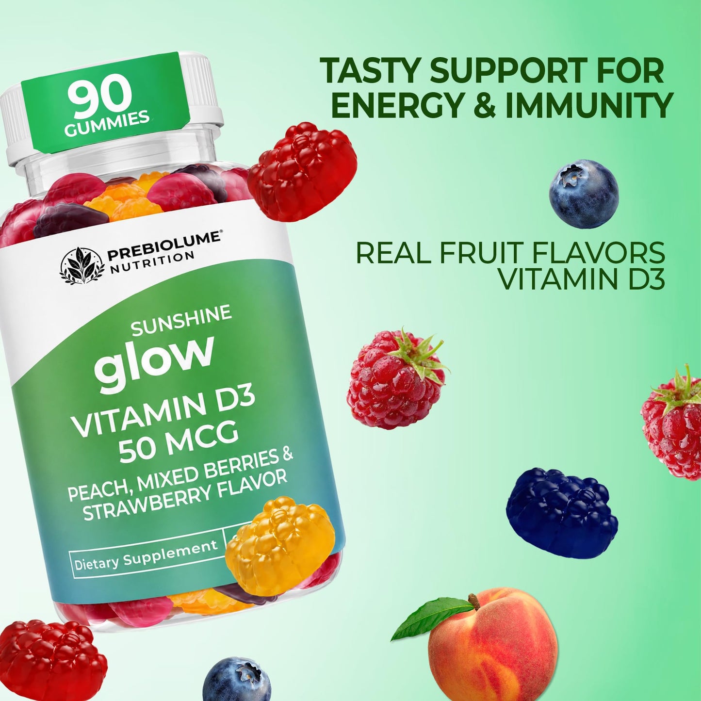 Prebiolume Vitamin D3 Capsule 90 Count