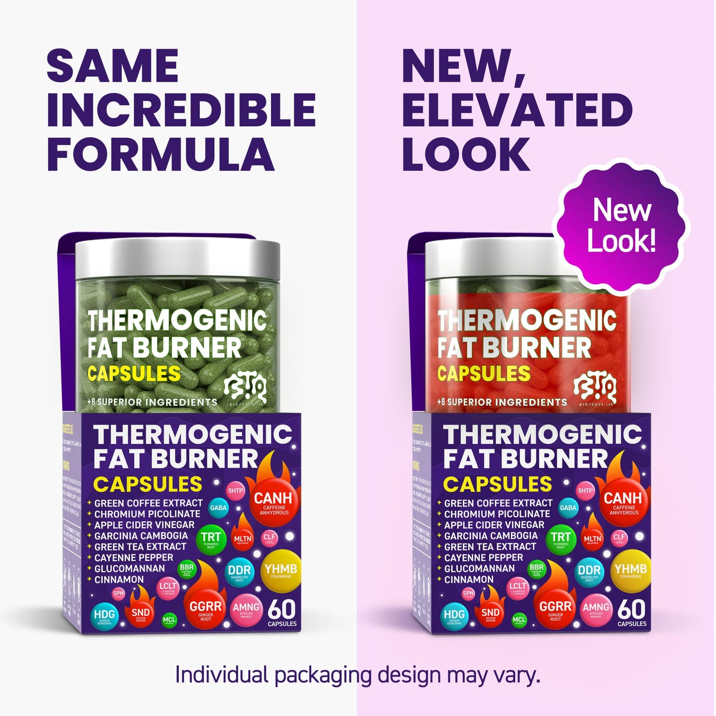 BIOTEQUELAB Thermogenic Fat Burner Capsule 60 Count