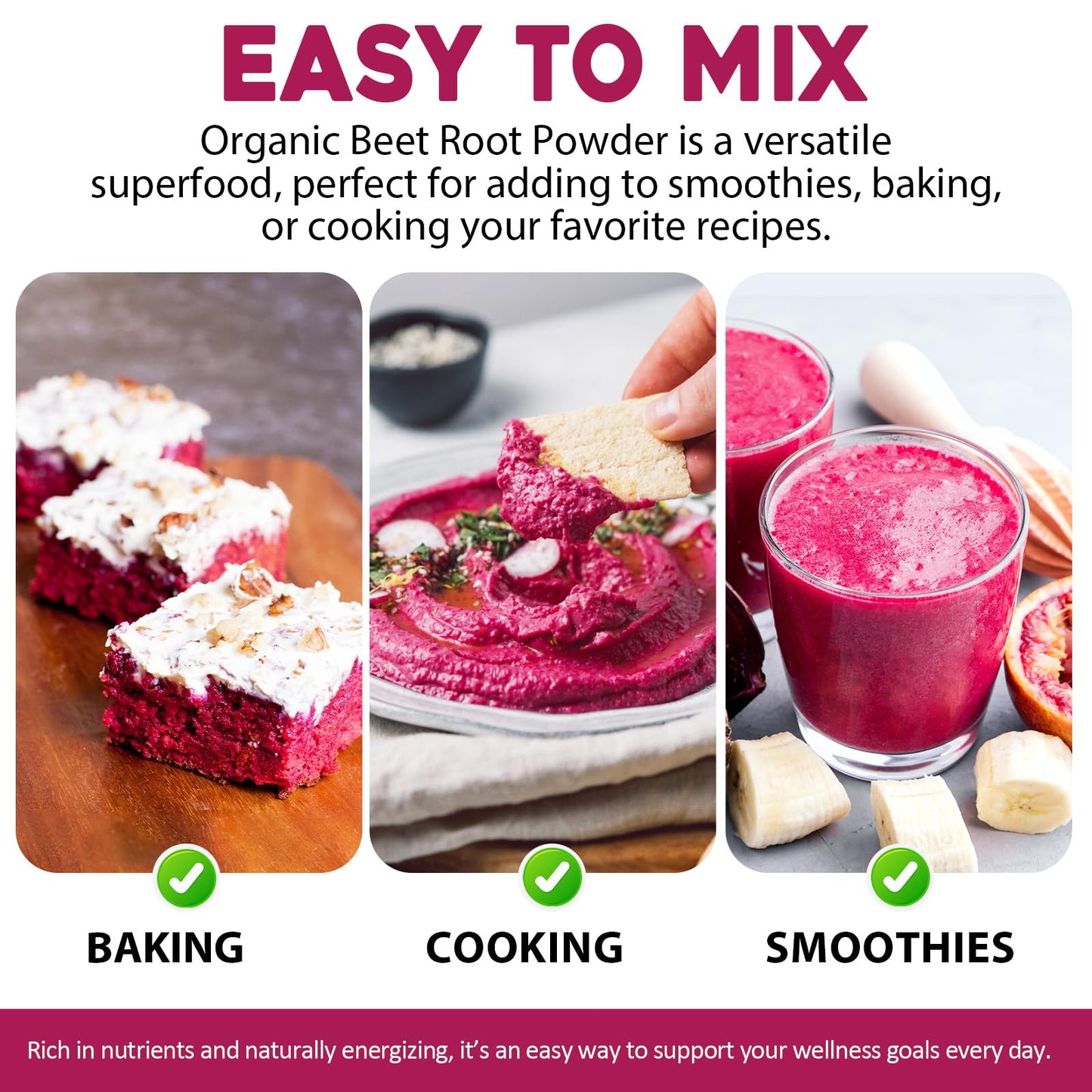 WLCTJIAYOU Organic Beet Root Powder 8 oz
