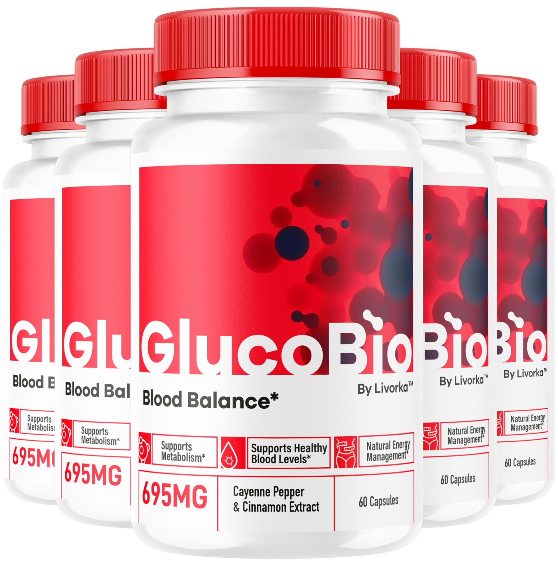 LIVORKA GlucoBio Capsules 300 Capsules