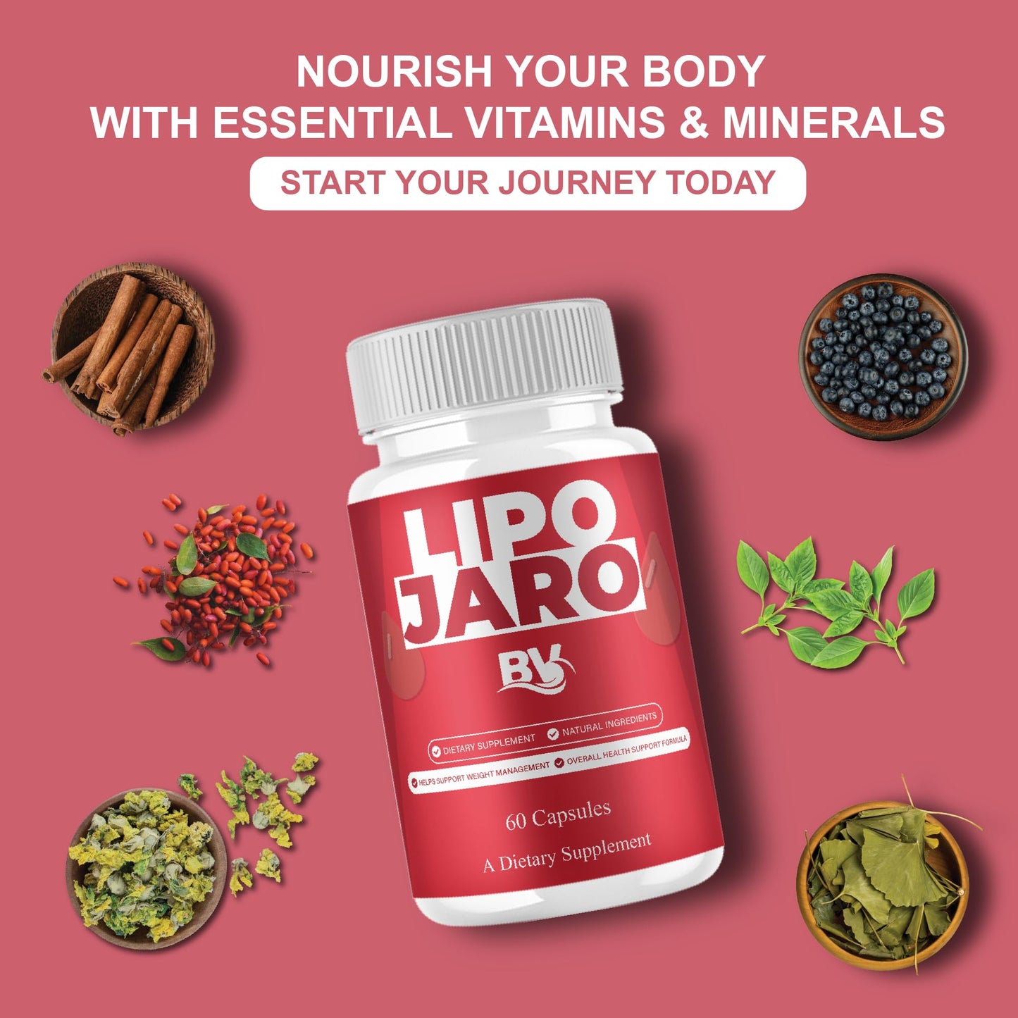 BLUE VIBE LipoJaro Capsules 120 Capsules