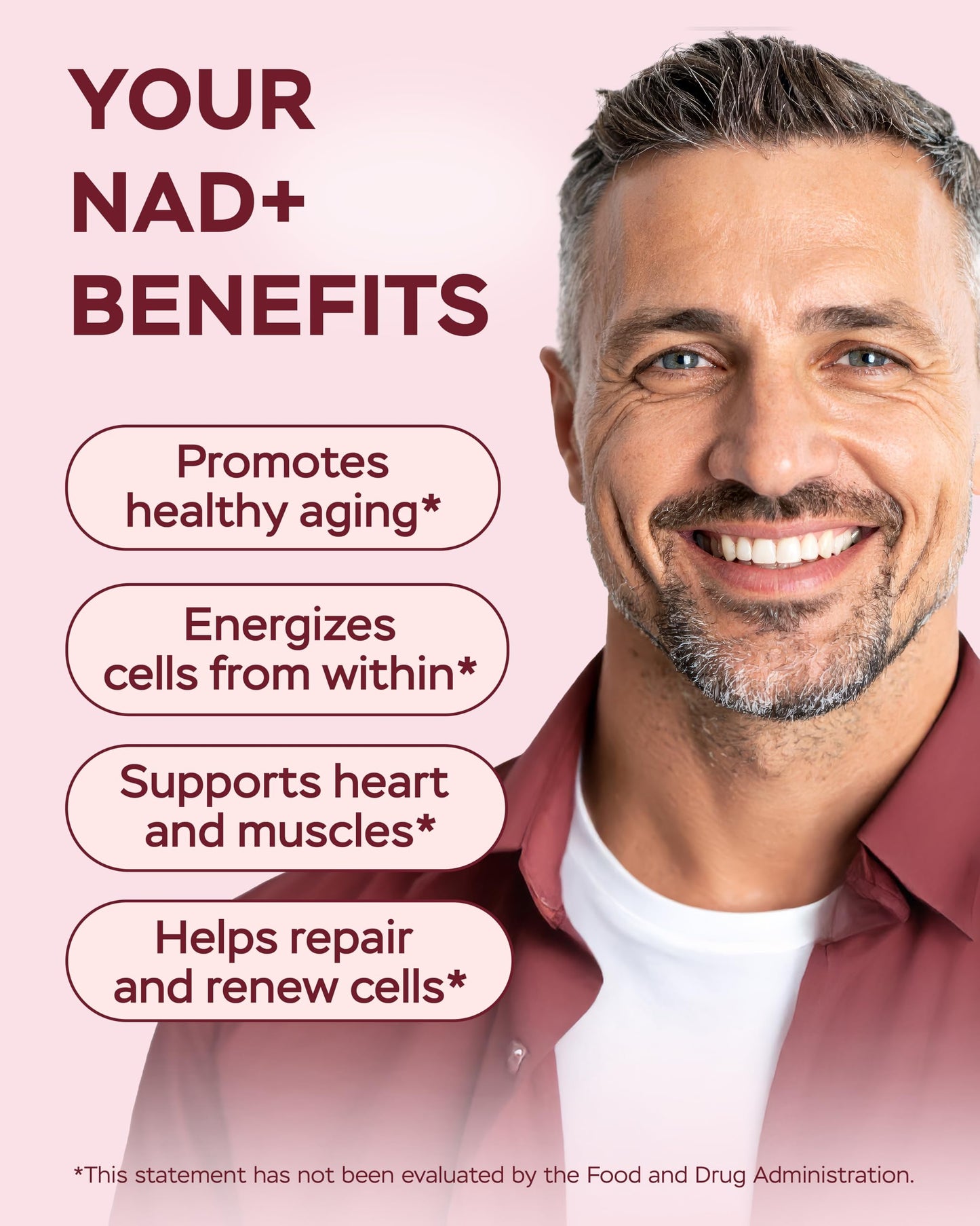 4Well Products Gotu Kola and NAD Plus Supplement Capsule, 180 Capsules