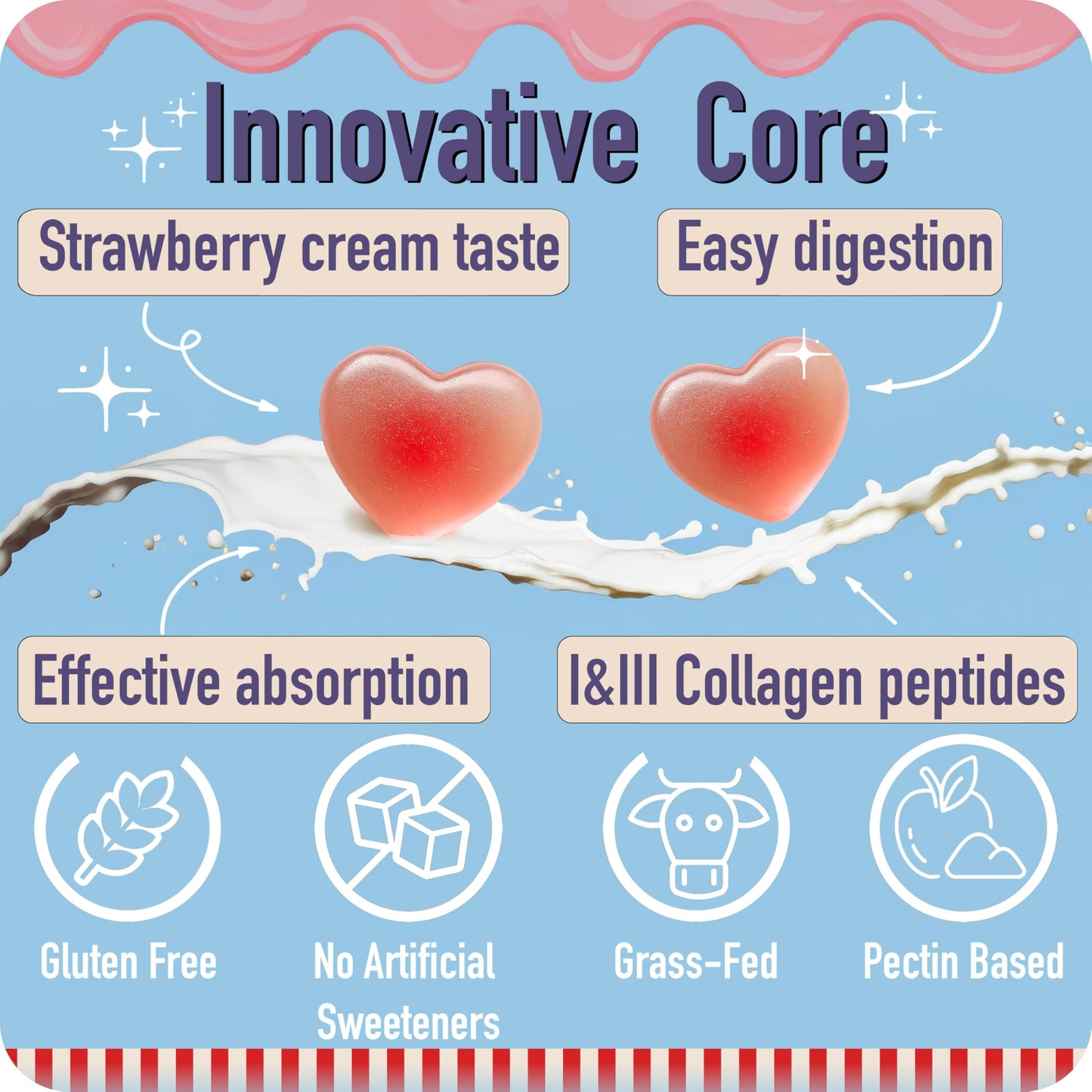 ad hoc Collagen Peptides for Women Gummies 120 Count
