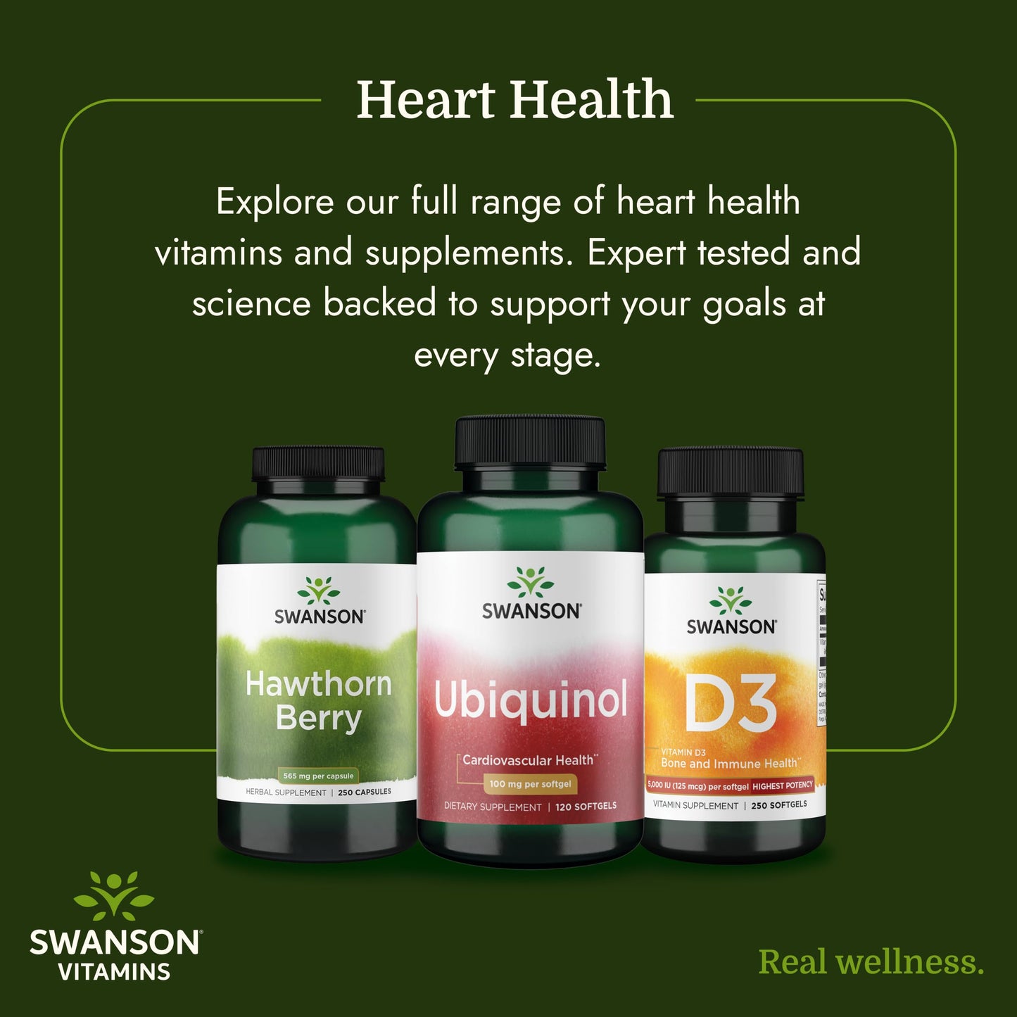 Swanson Ubiquinol 100 mg Softgels, 120 Softgels