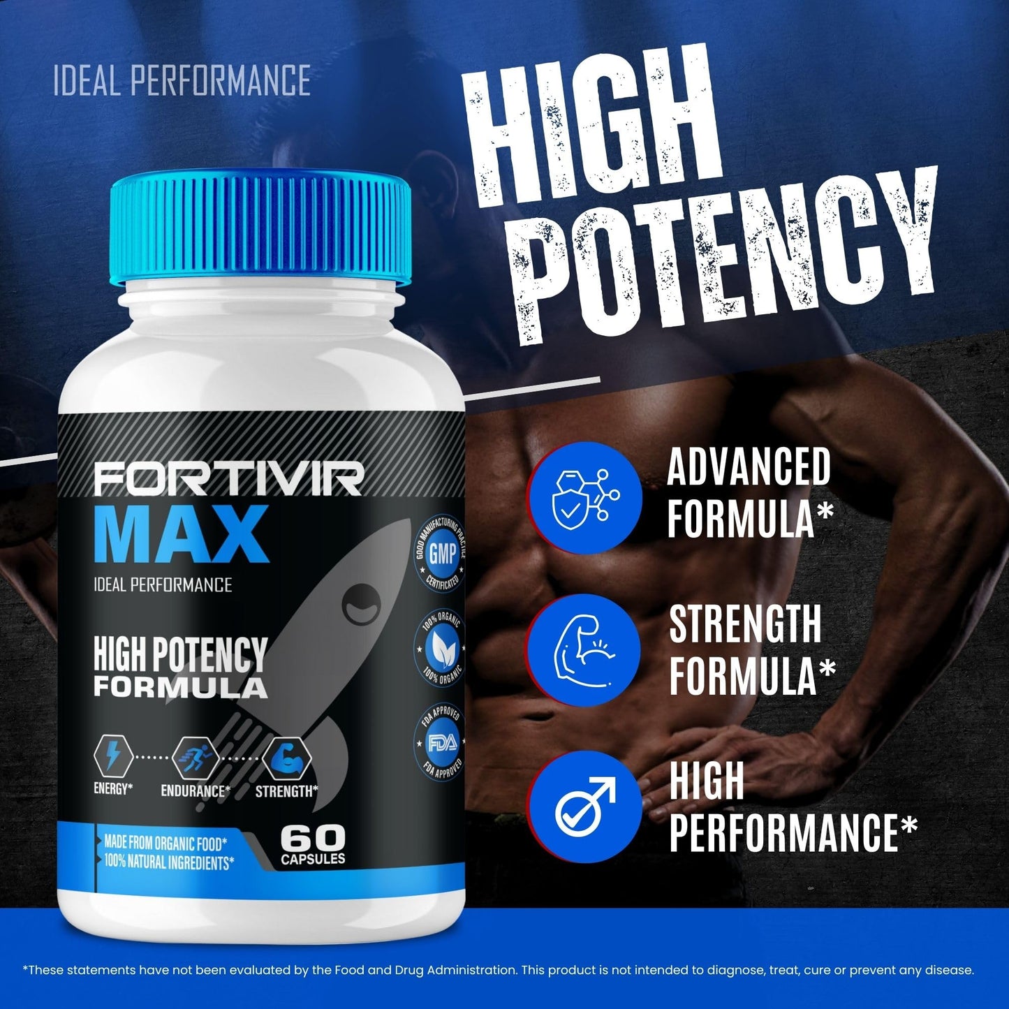 IDEAL PERFORMANCE Fortivir Max Capsules, 180 Count