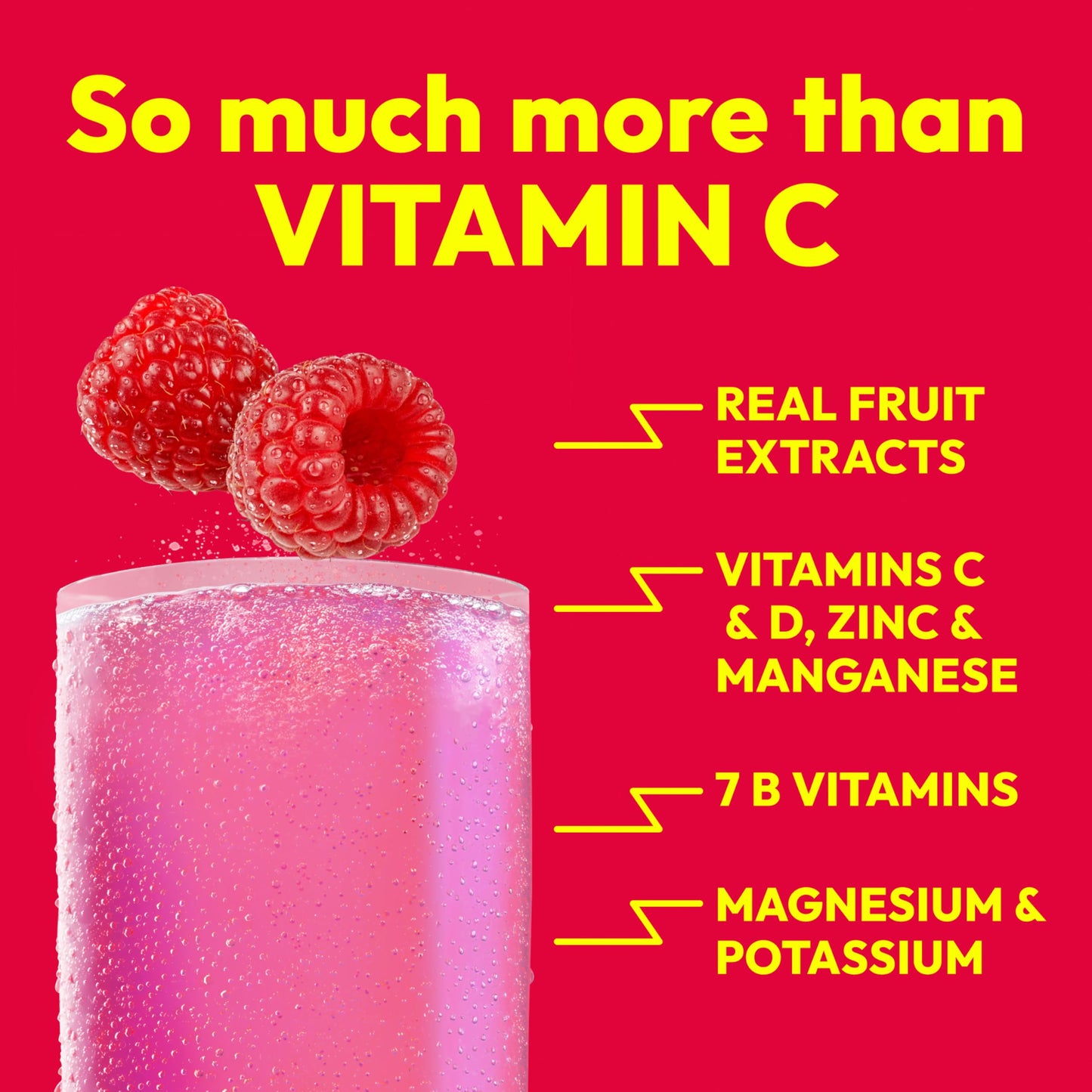 Emergen-C 1000mg Vitamin C Immune Support Powder Raspberry, 9.6 oz