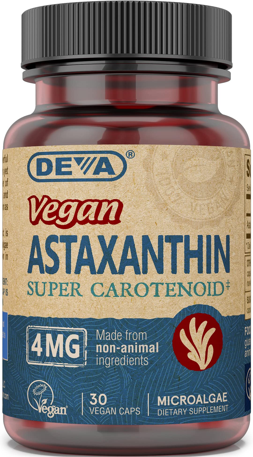 DEVA Astaxanthin 4mg Capsule, 30 Capsules