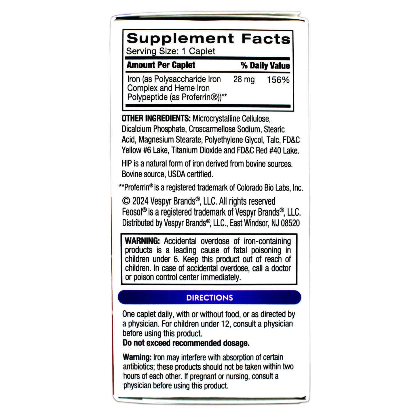 Feosol Bifera Iron Capsule 180 Capsules