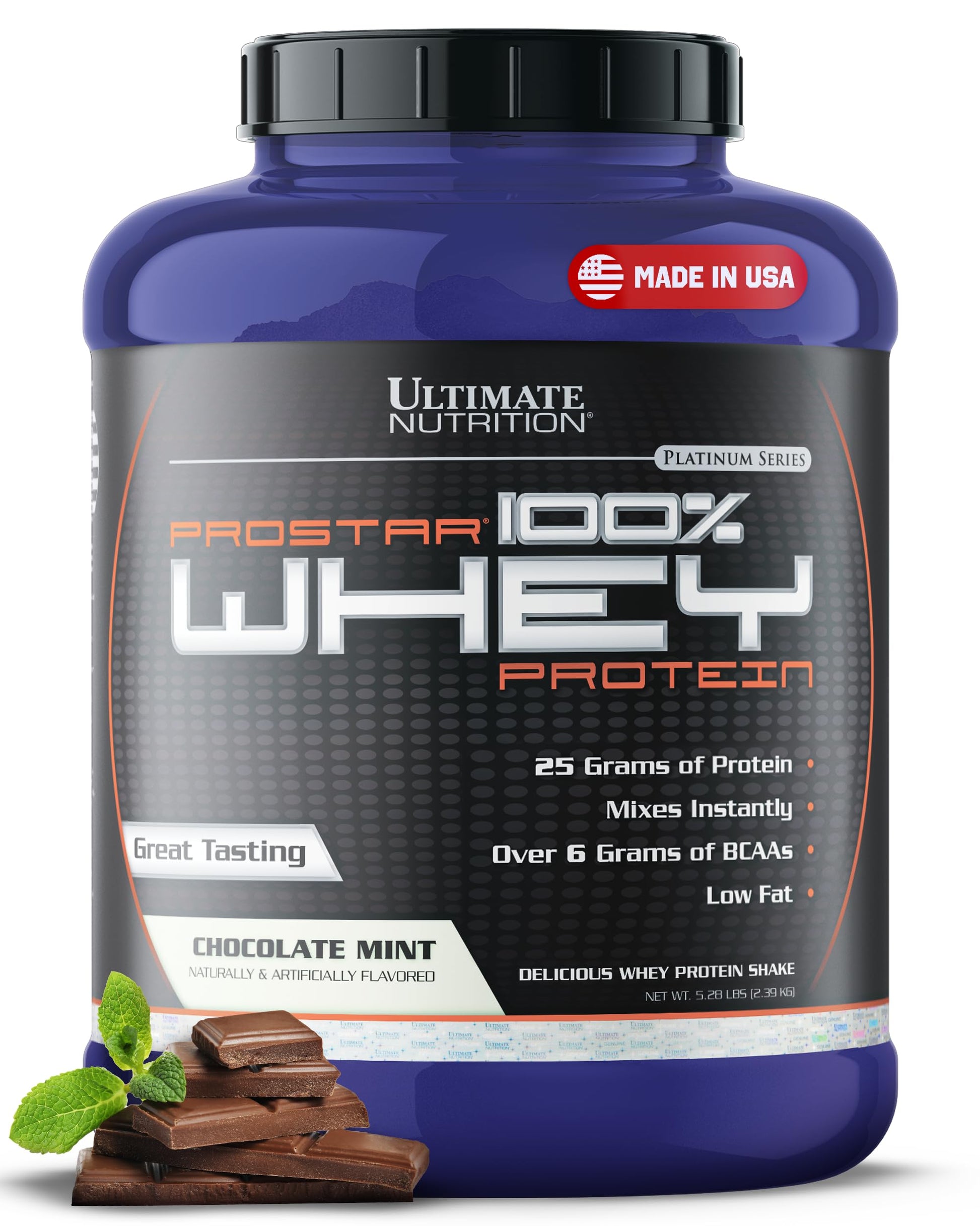 Ultimate Nutrition Prostar Whey Protein Isolate Powder Chocolate Mint 84.48