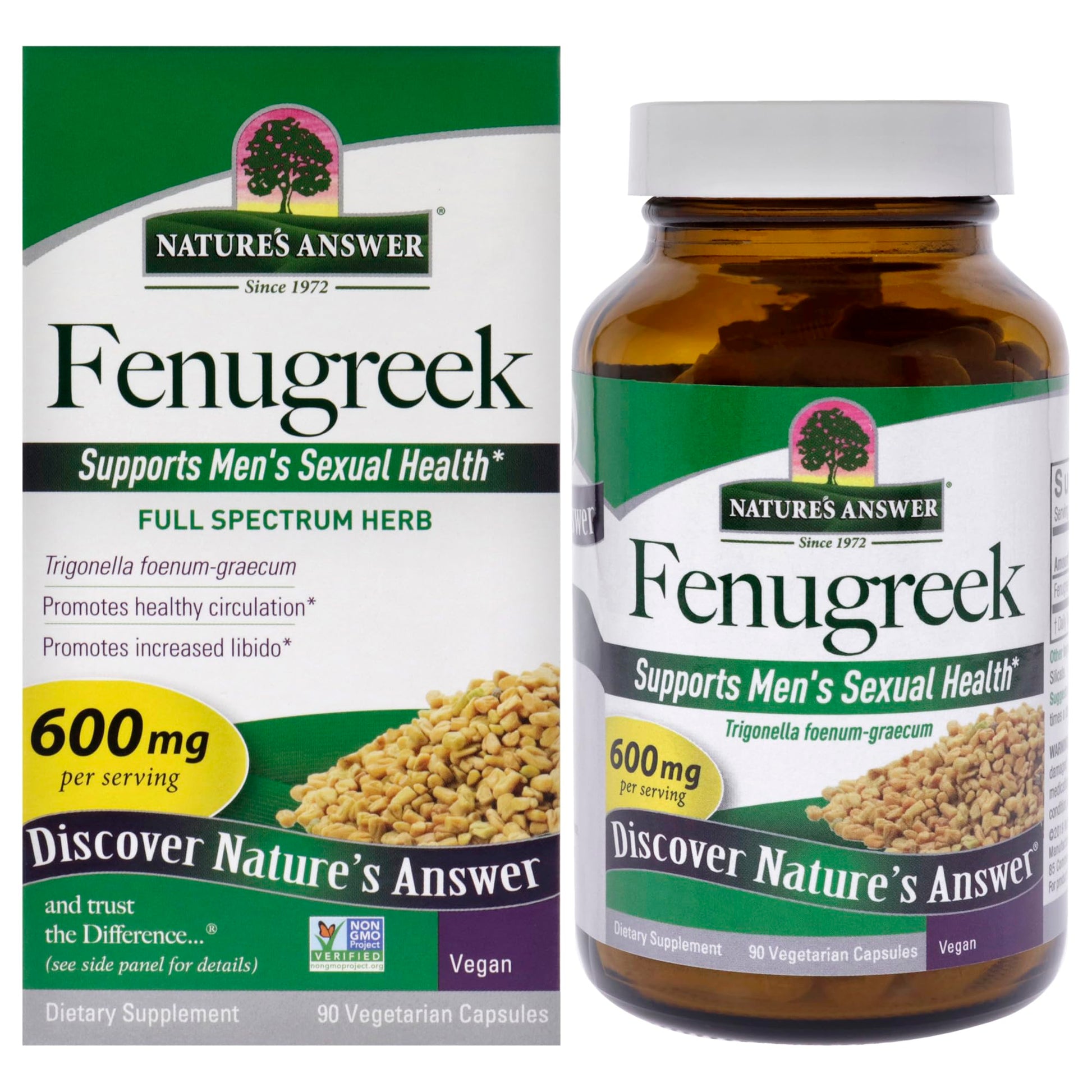 Nature's Answer Fenugreek Seed Capsule 90 Capsules