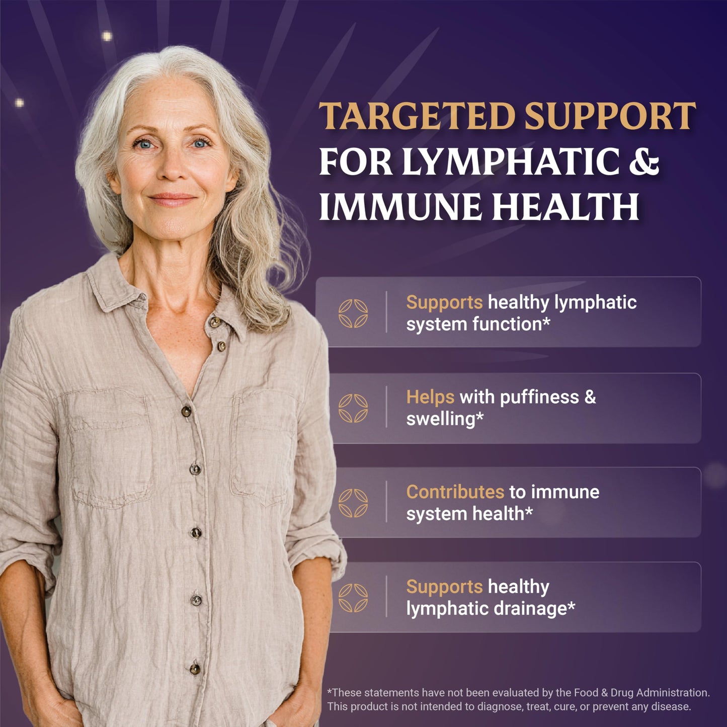EVERFAITH LymphaFlo Lymphatic Drainage Supplement - Lymph System Support Capsules 60