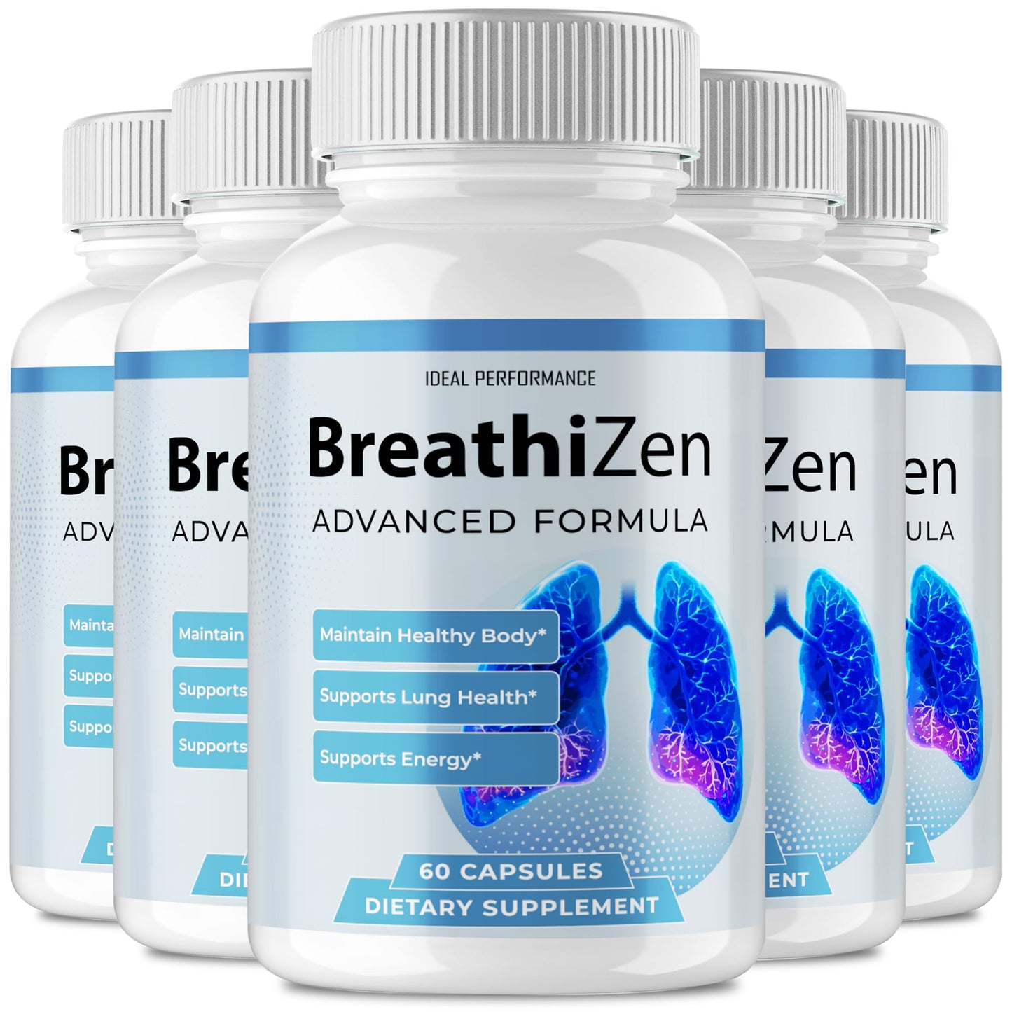 IDEAL PERFORMANCE BreathiZen Capsules, 300 Count