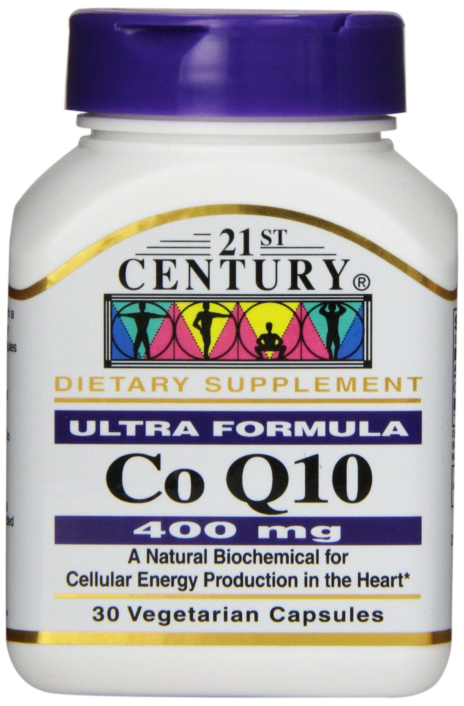 21st Century CoQ10 400mg Capsules, 30 Count