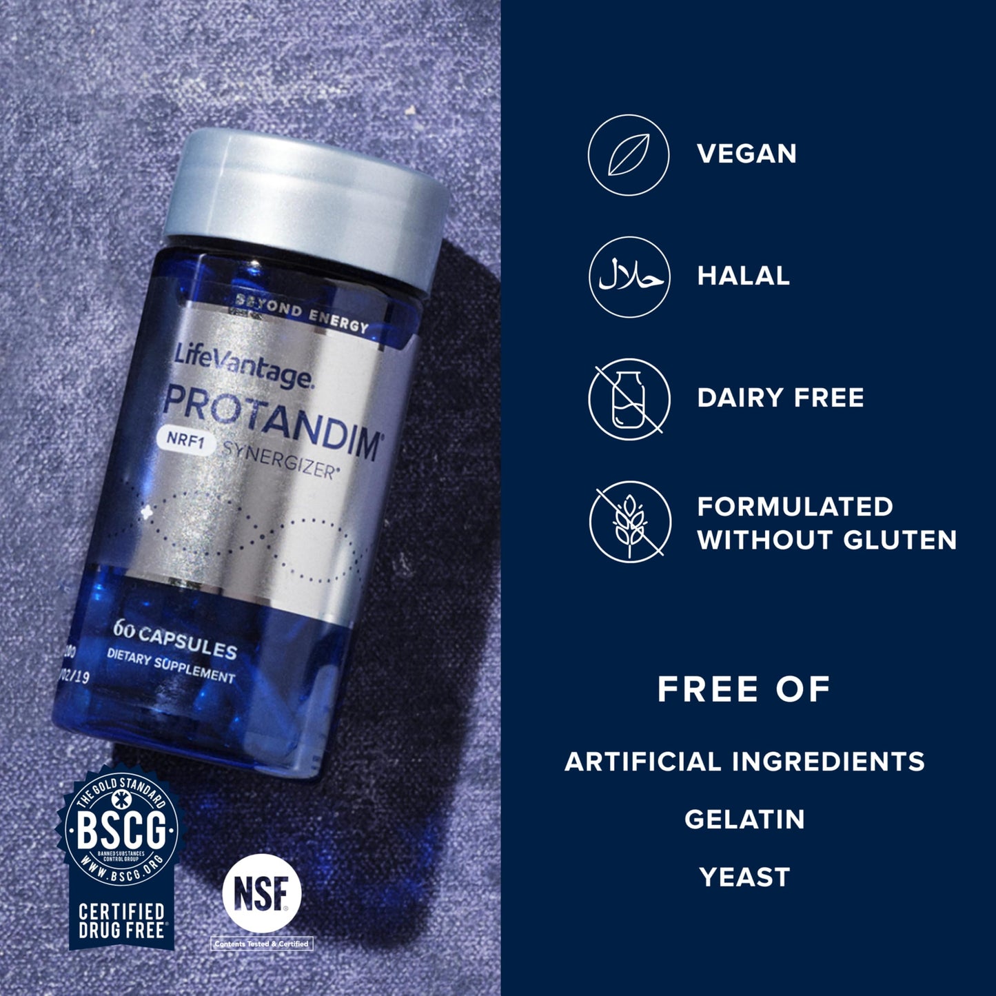 LifeVantage Protandim NRF1 Synergizer 60 Capsules