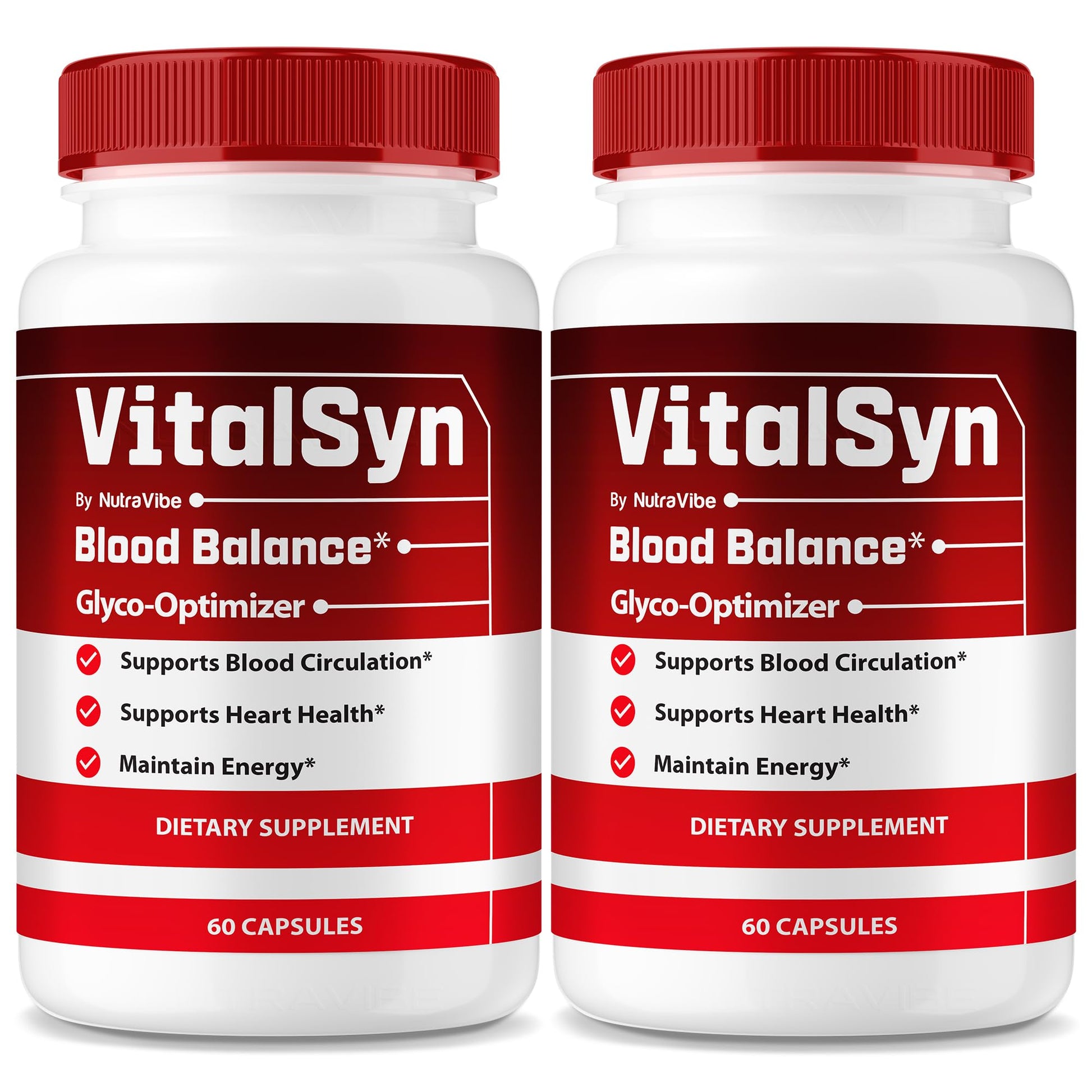 NutraVibe VitalSyn Blood Balance Glyco Optimizer Capsules 120 Capsules