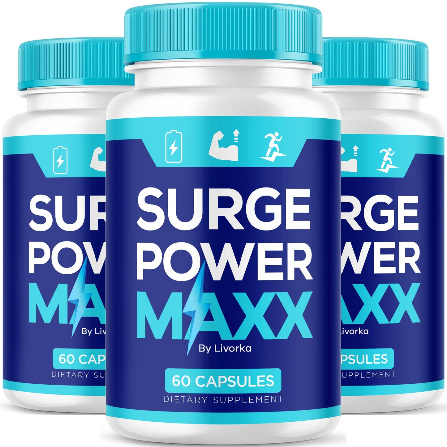 LIVORKA Surge Power Maxx Supplement for Men, 180 Capsules