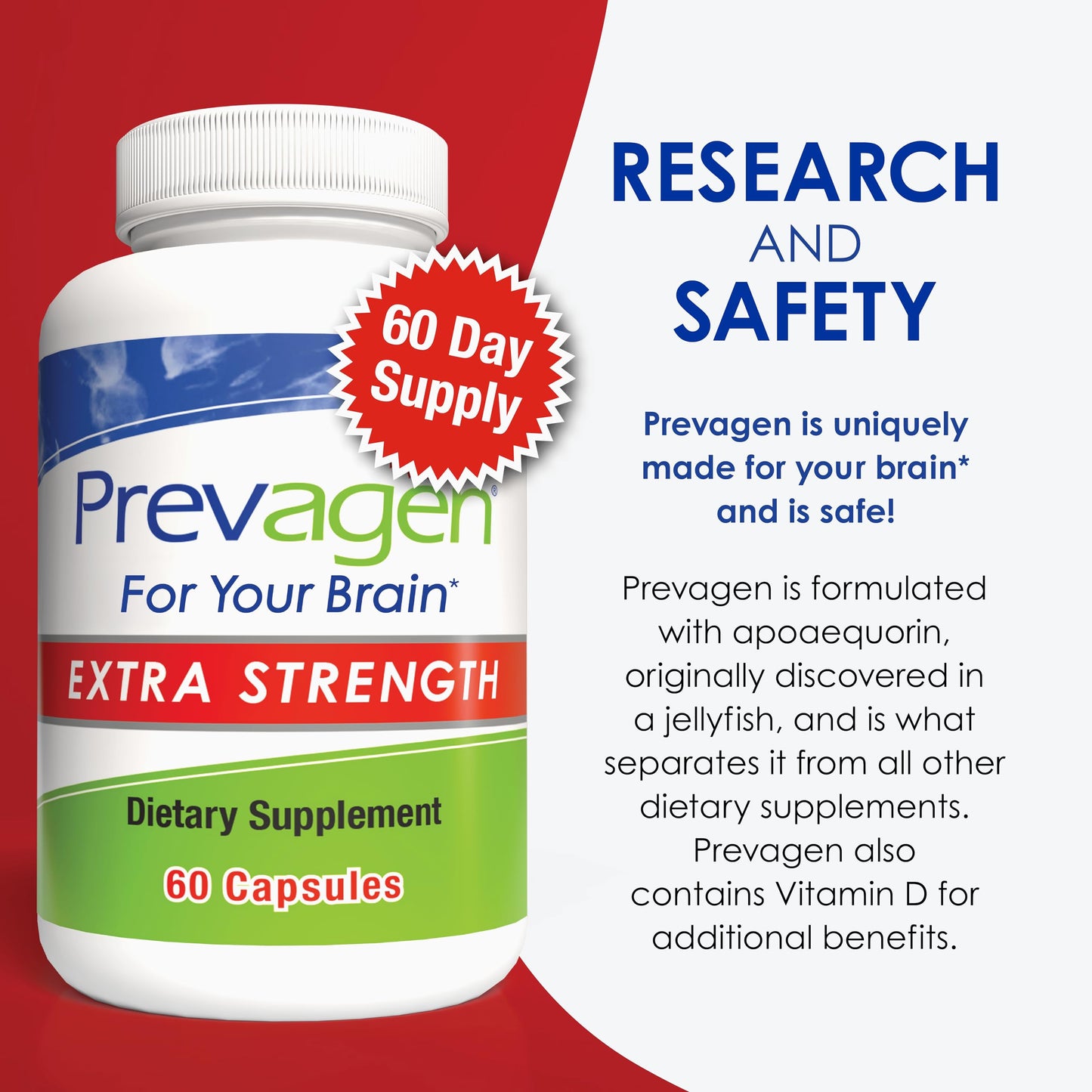 Prevagen Extra Strength Capsules, 60 Count