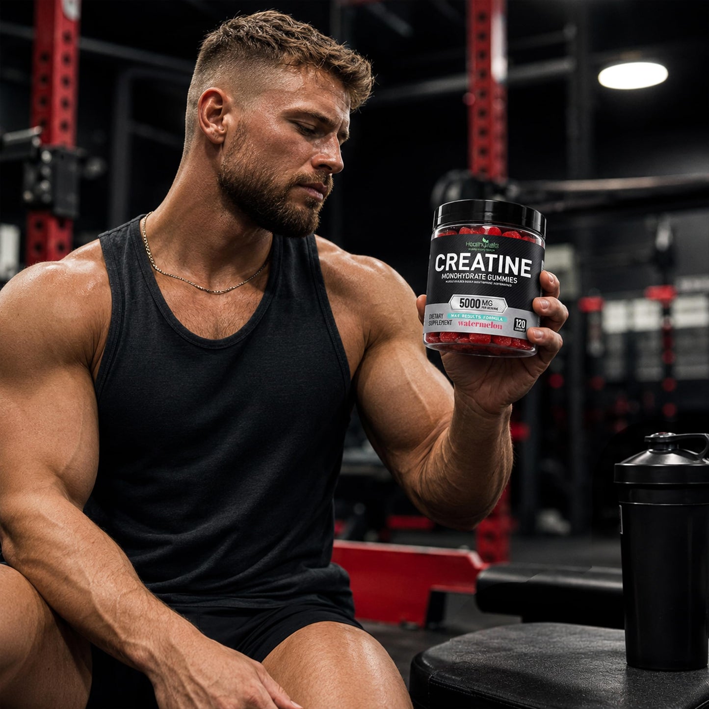 HealthyAsia Creatine Monohydrate Chewable 120 Count