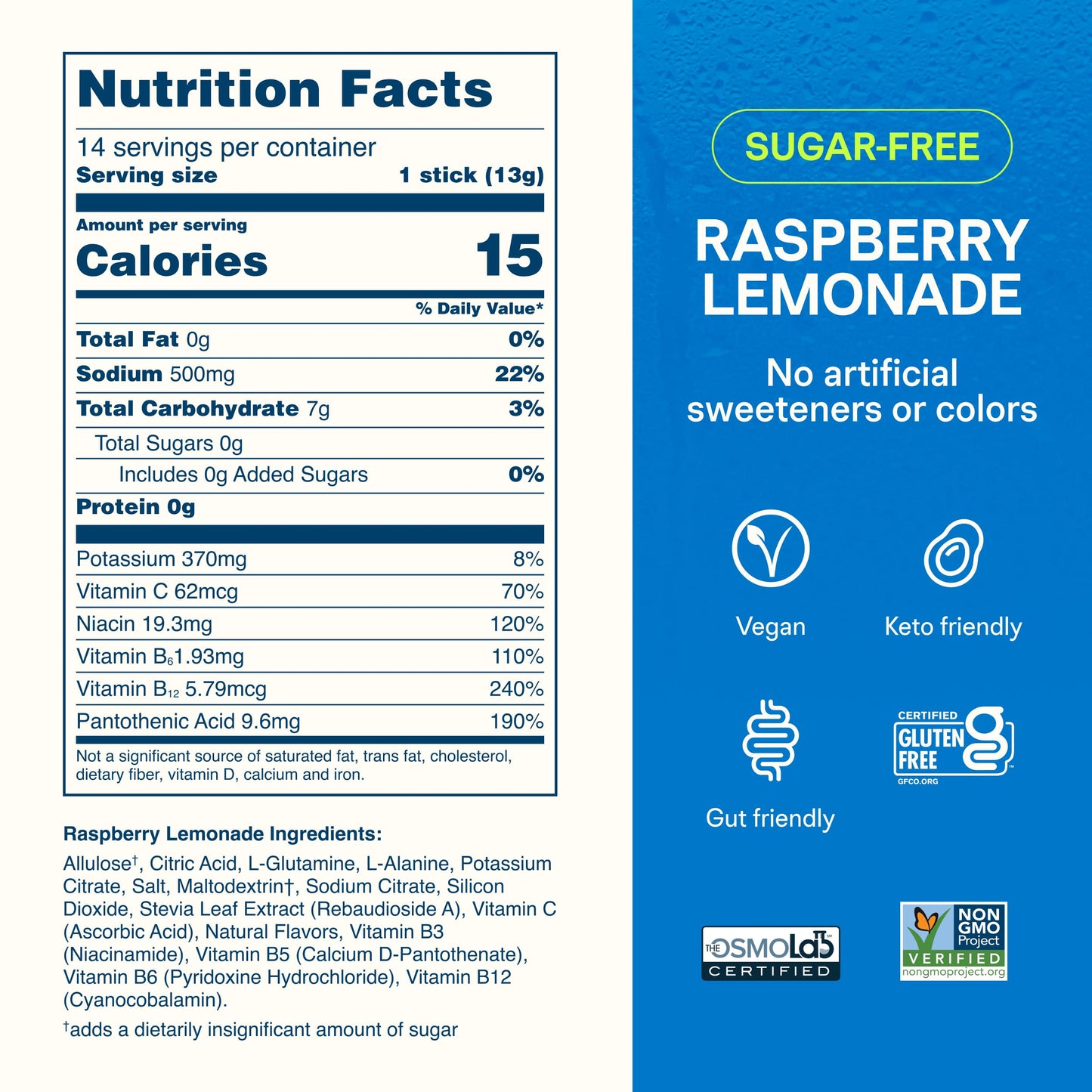 Liquid I.V. Sugar Free Electrolyte Powder Spider-Man Raspberry Lemonade, 14 Count