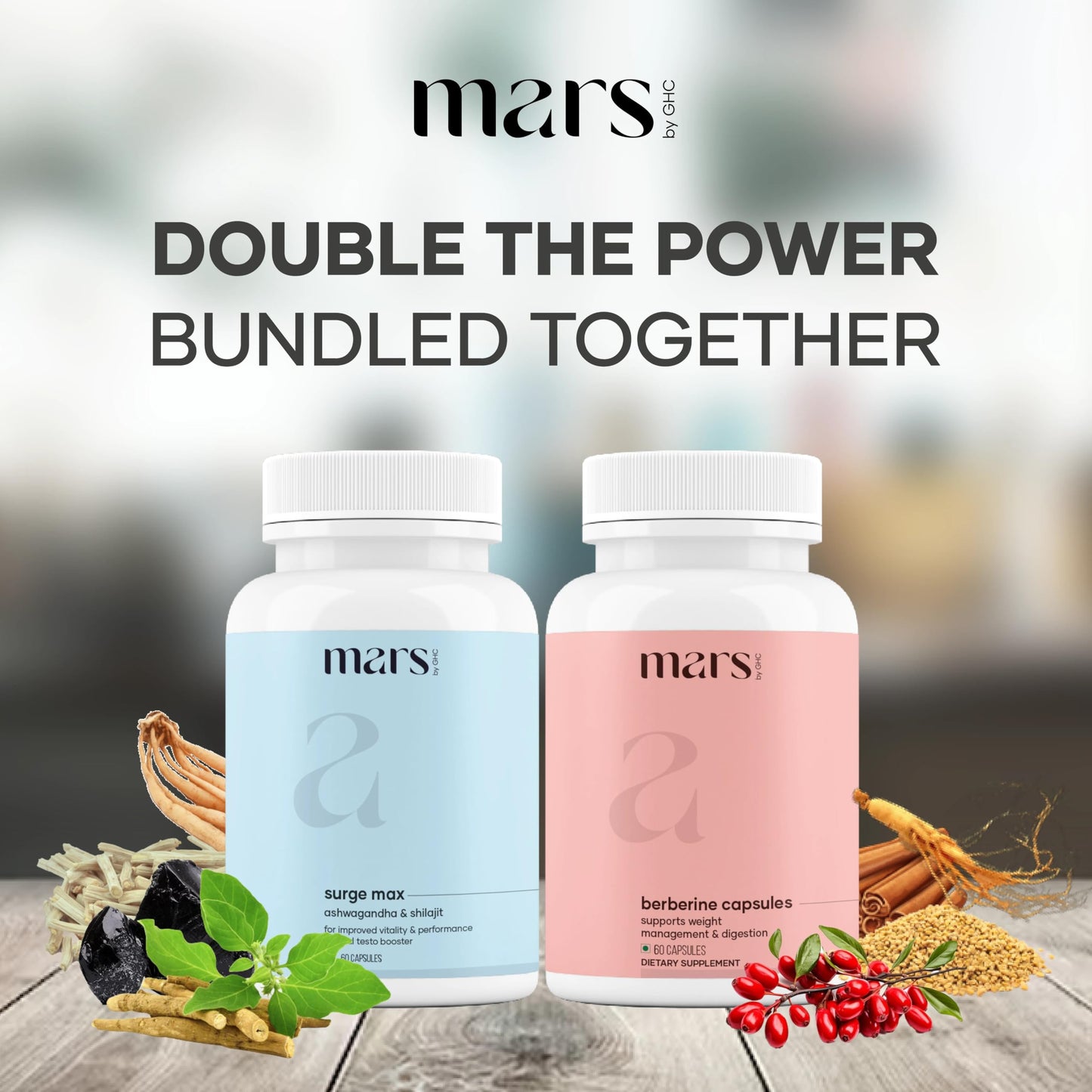 Mars by GHC AshwaBurn Bundle 240 Capsules