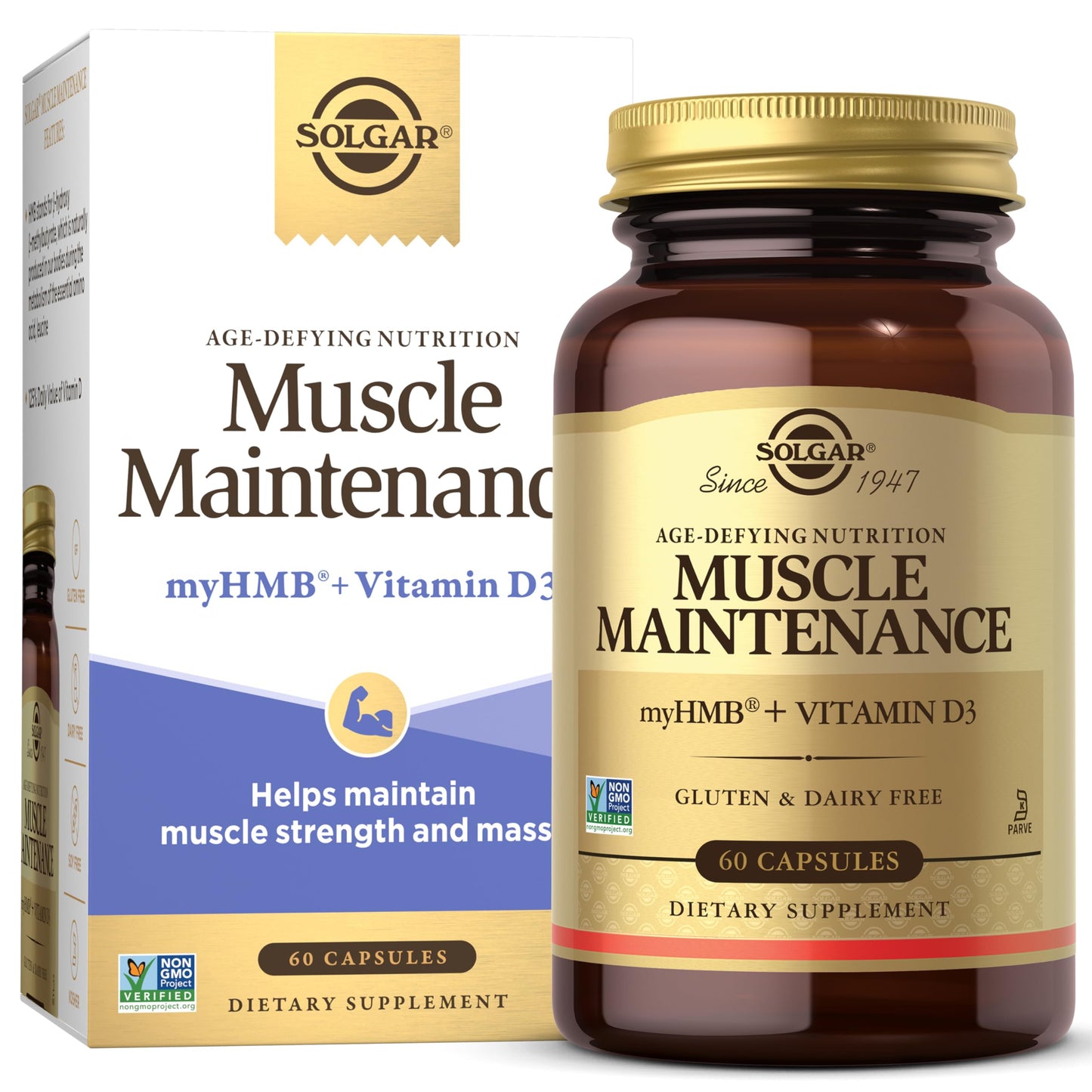 Solgar Muscle Maintenance Vitamin and Mineral Supplement Capsule 60 Count