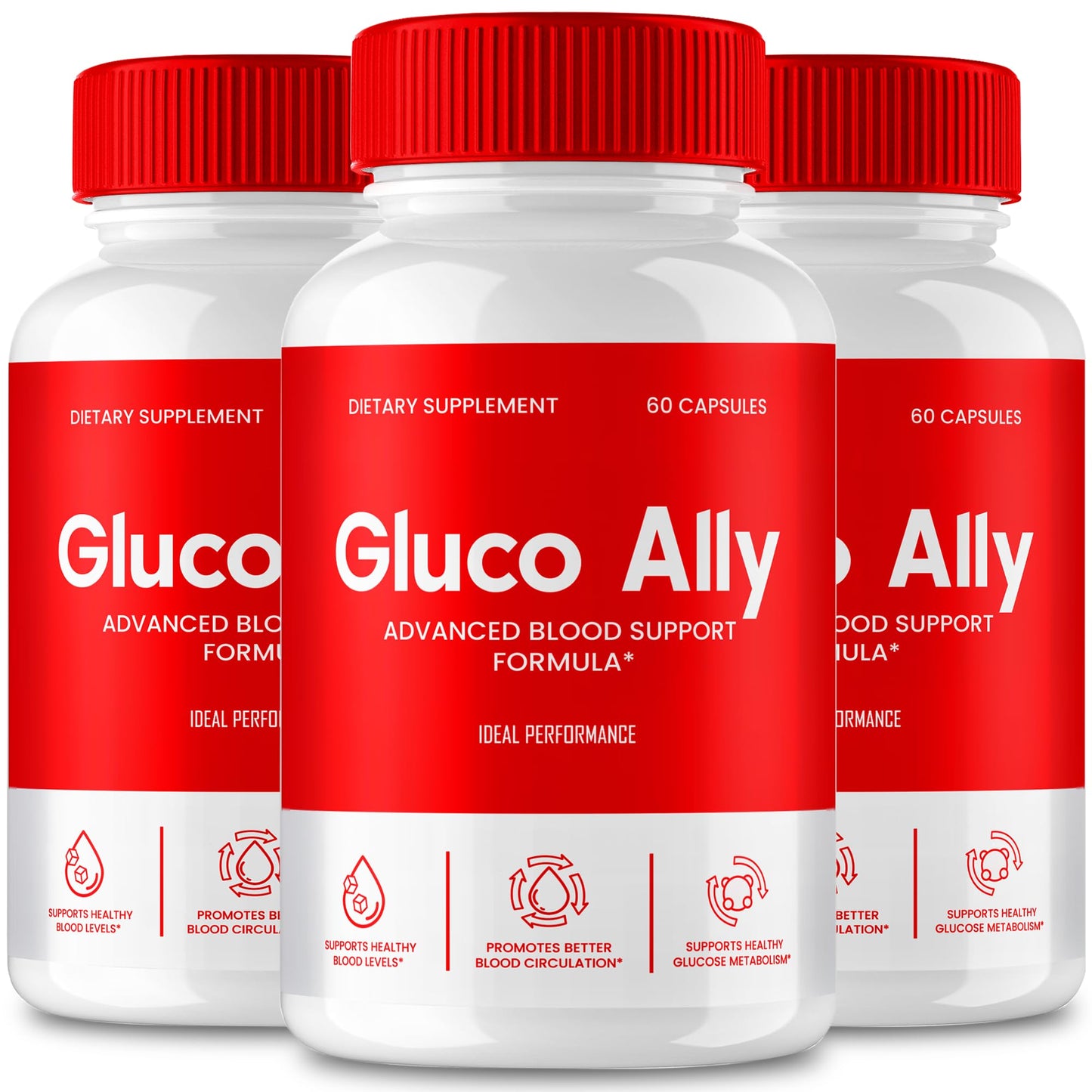 IDEAL PERFORMANCE Gluco Ally Capsules, 180 Count