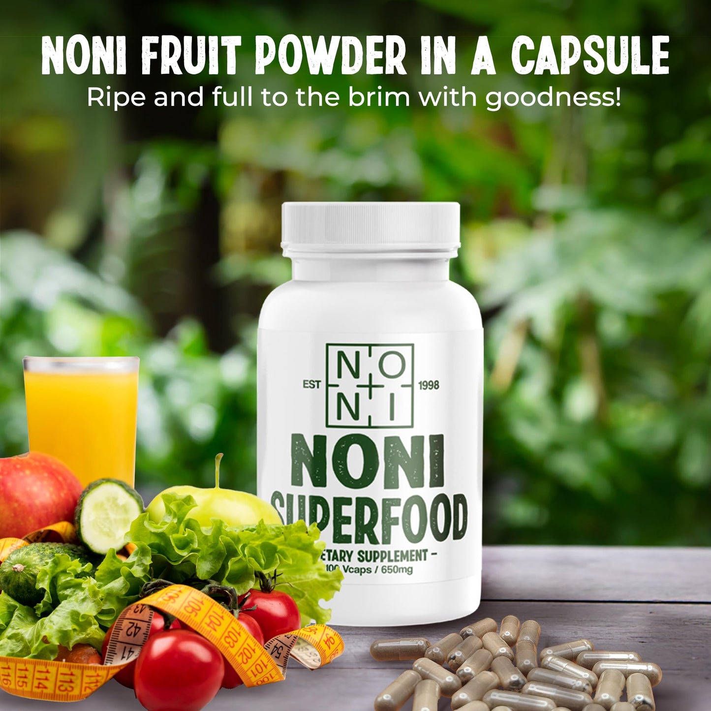 Healing Noni Noni Fruit Powder Softgels 400