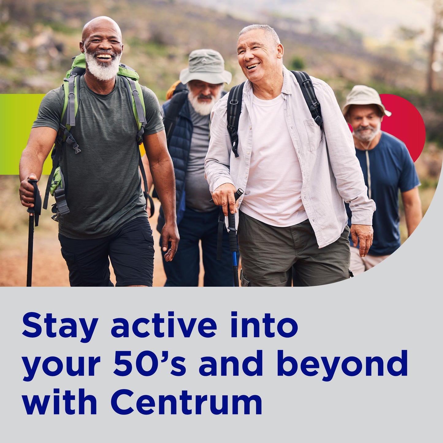 Centrum Silver Men's 50+ Multivitamin with Vitamin D3, B-Vitamins, Zinc, 200 Tablets