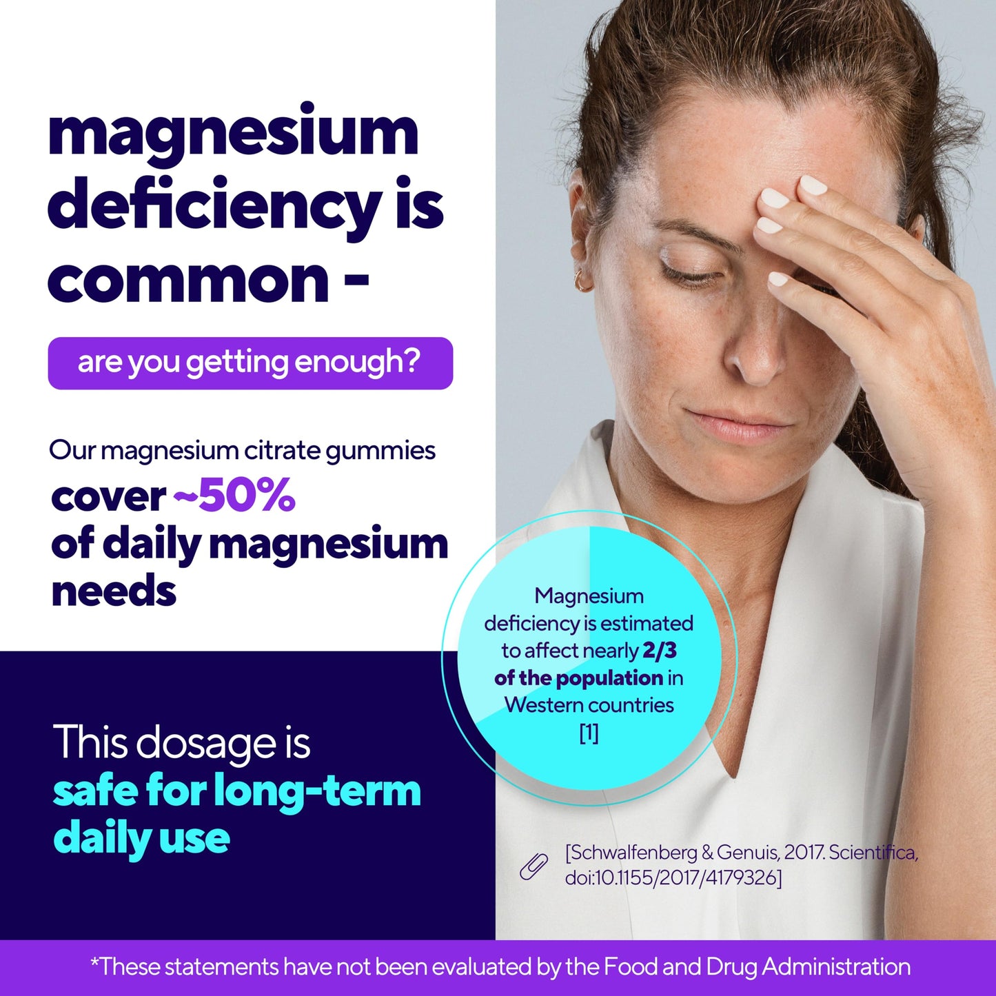 VitaUp Magnesium Gummies for Women 200 mg – High Absorption Magnesium Citrate – Chewable Supplement for Adults to Support Normal Nerve, Bone & Heart Function – Vegan Chews, 60 Gummies