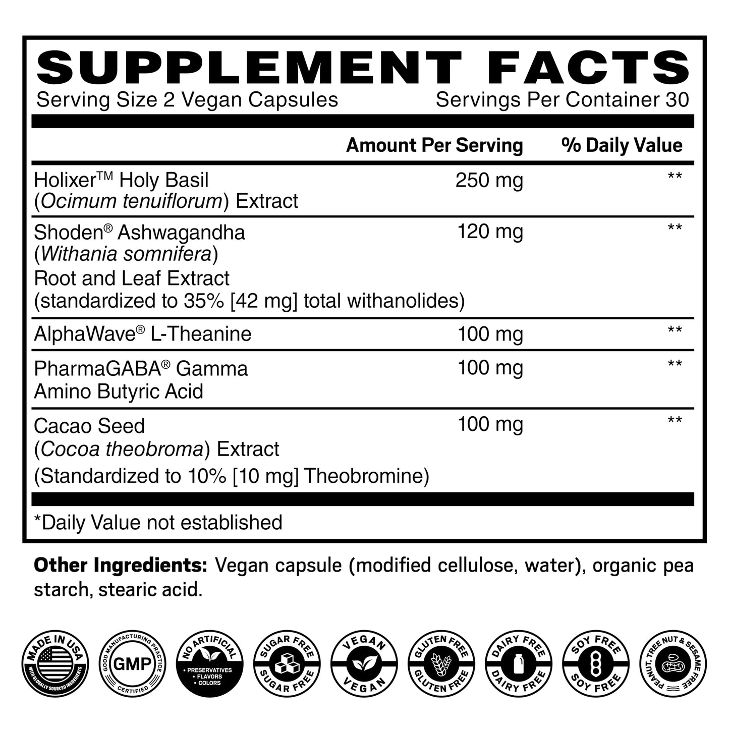 Dad Up 5 in 1 Advanced Stress Formula - Capsules, 60 Count
