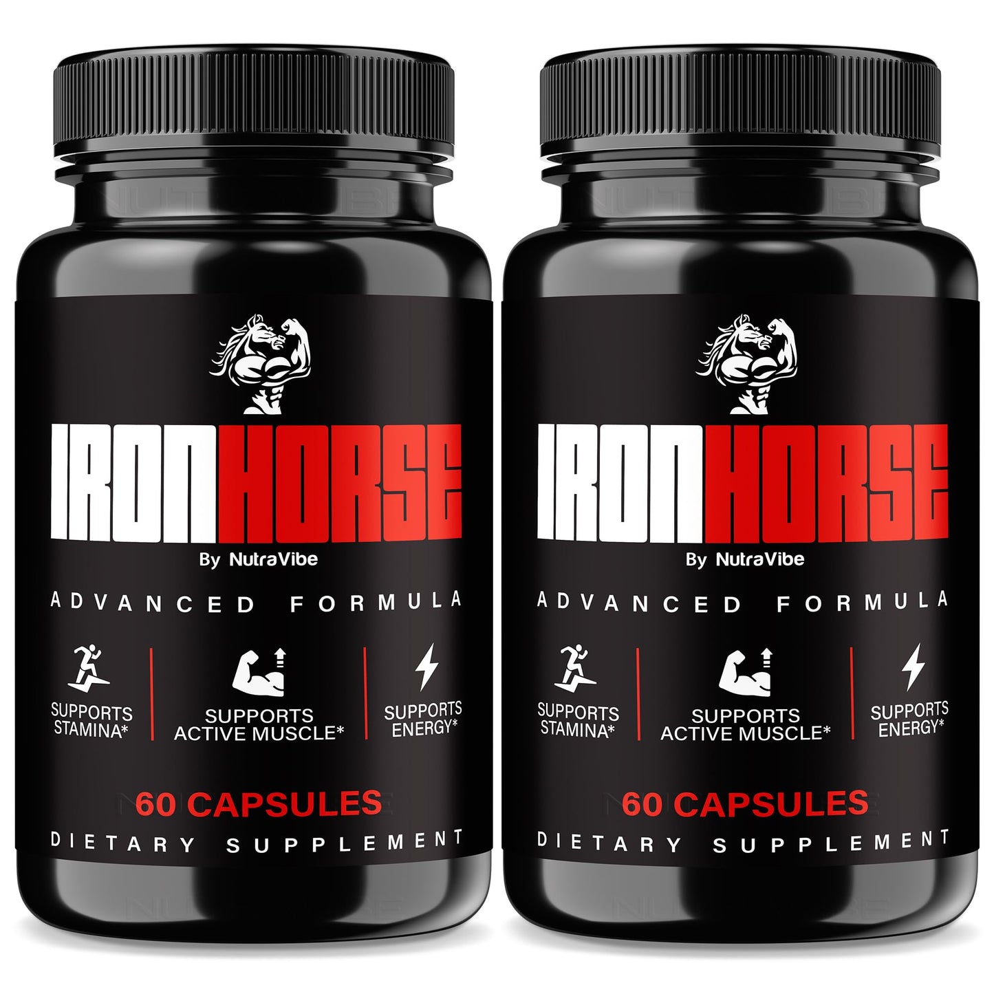NutraVibe Iron Horse Pills 120 Capsules