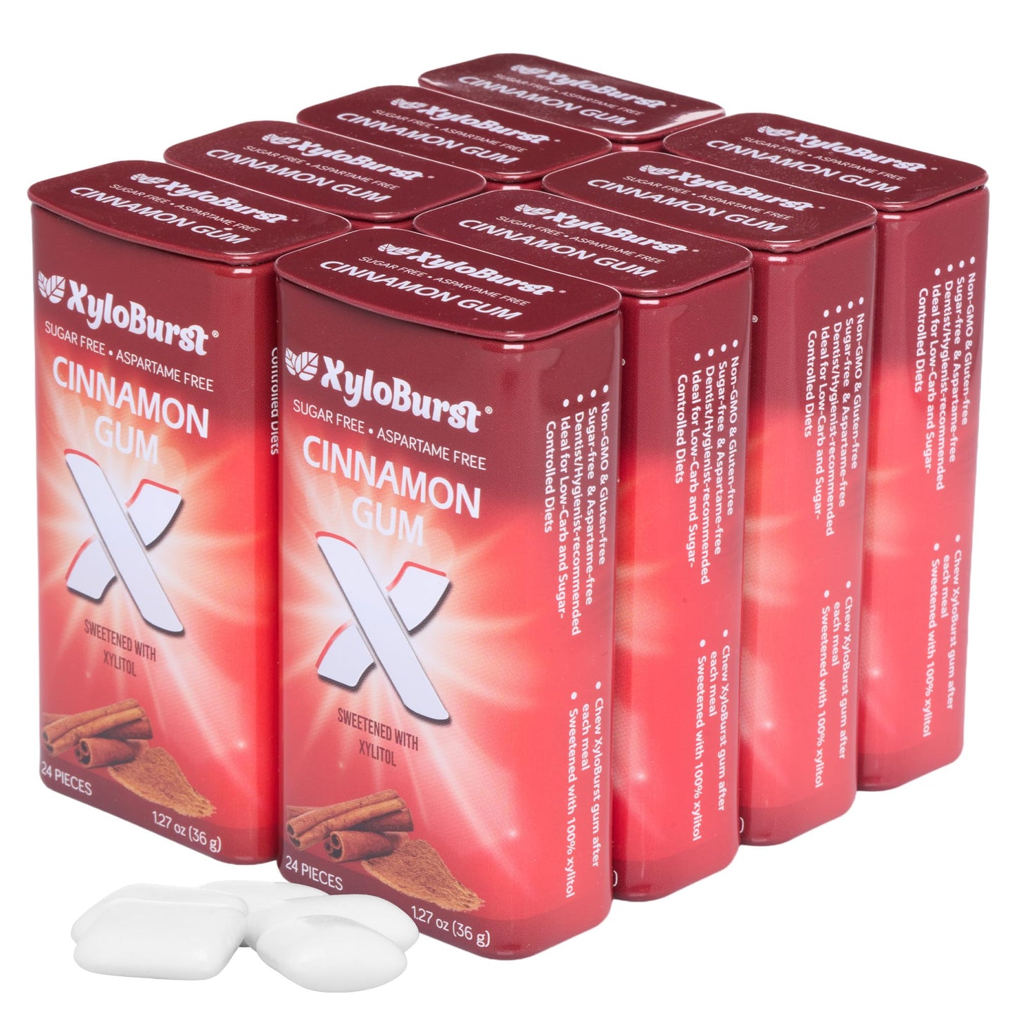 Xyloburst Gum Trays Cinnamon 192 Tablets