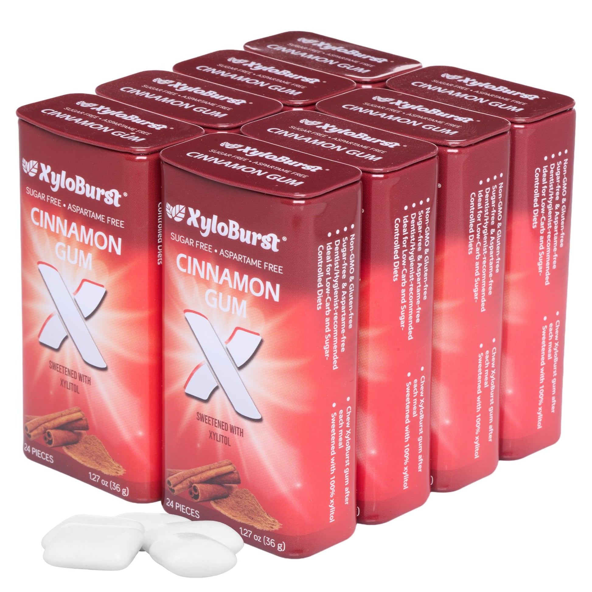 Xyloburst Gum Trays Cinnamon 192 Tablets