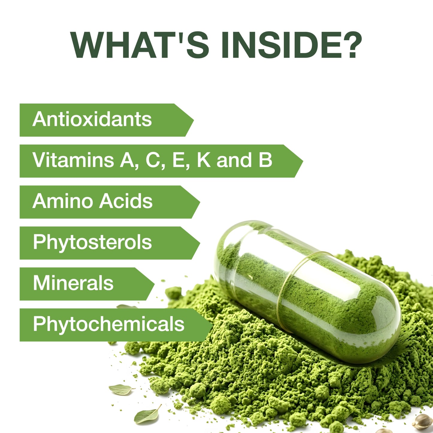Nature At Best Moringa Organic Capsules 120 Capsules