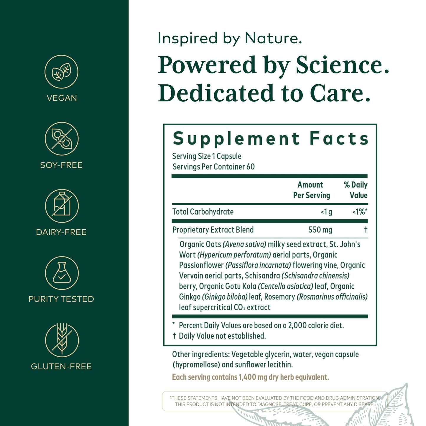 Gaia Herbs PRO Emotional Balance Capsule, 60 Count