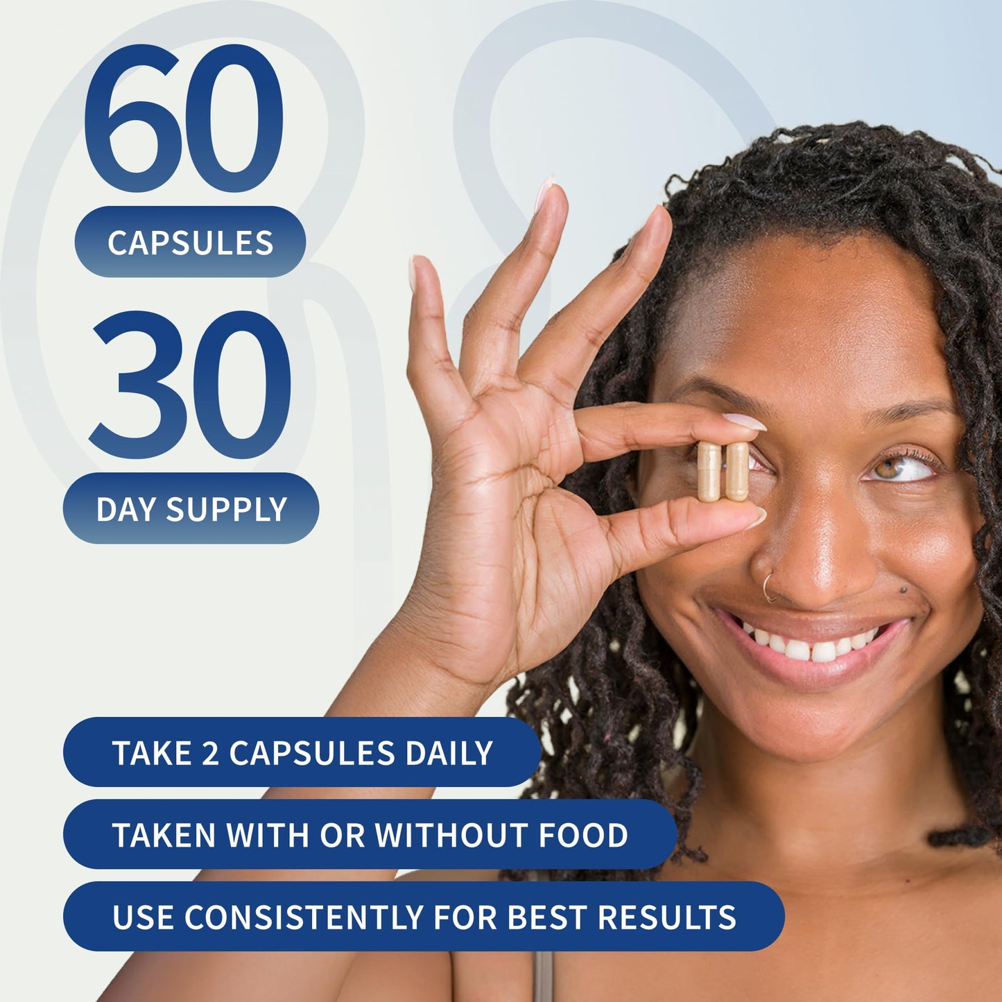 Snap Supplements Kidney Health Support Supplement 60 Capsules