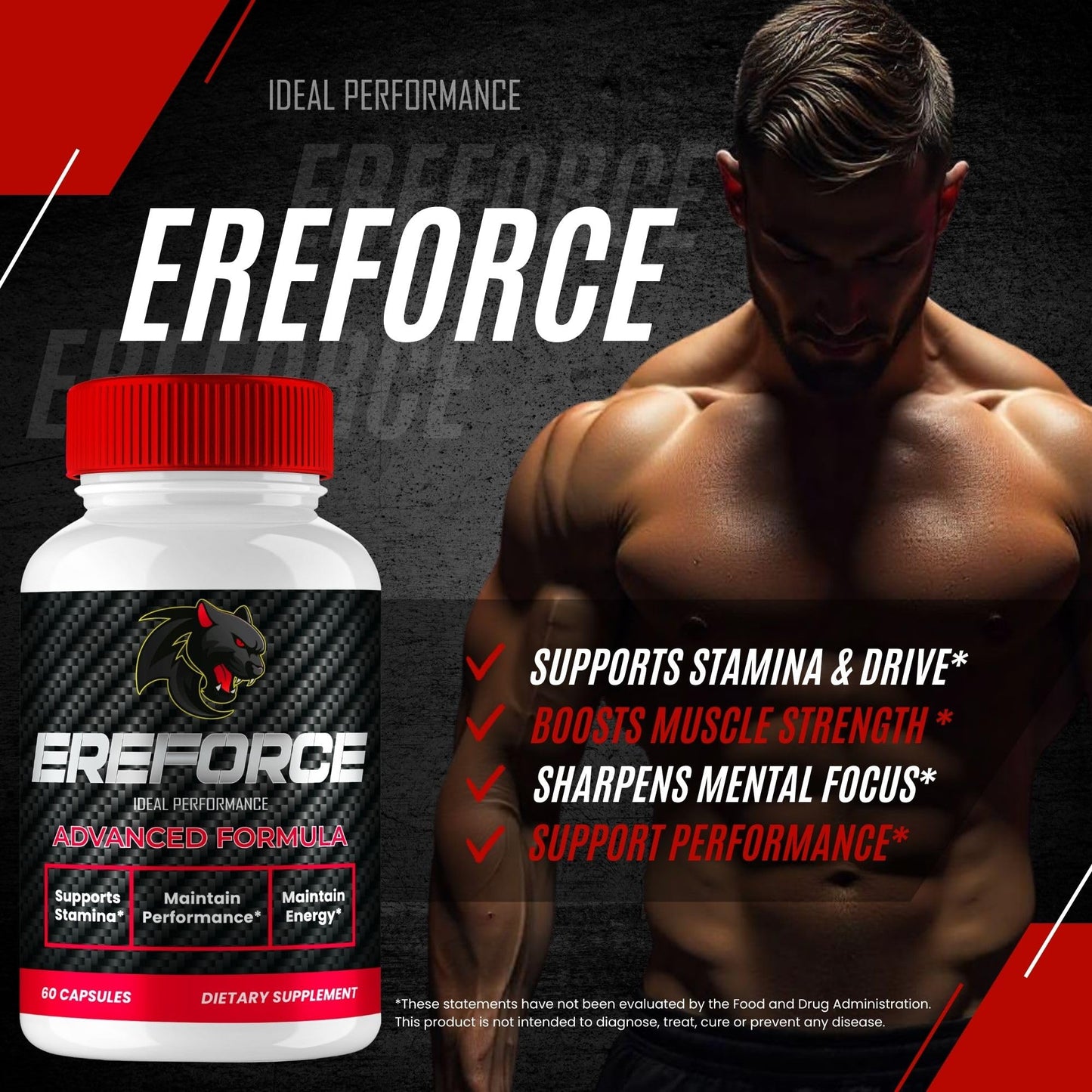 IDEAL PERFORMANCE Ereforce Capsules 180 Count