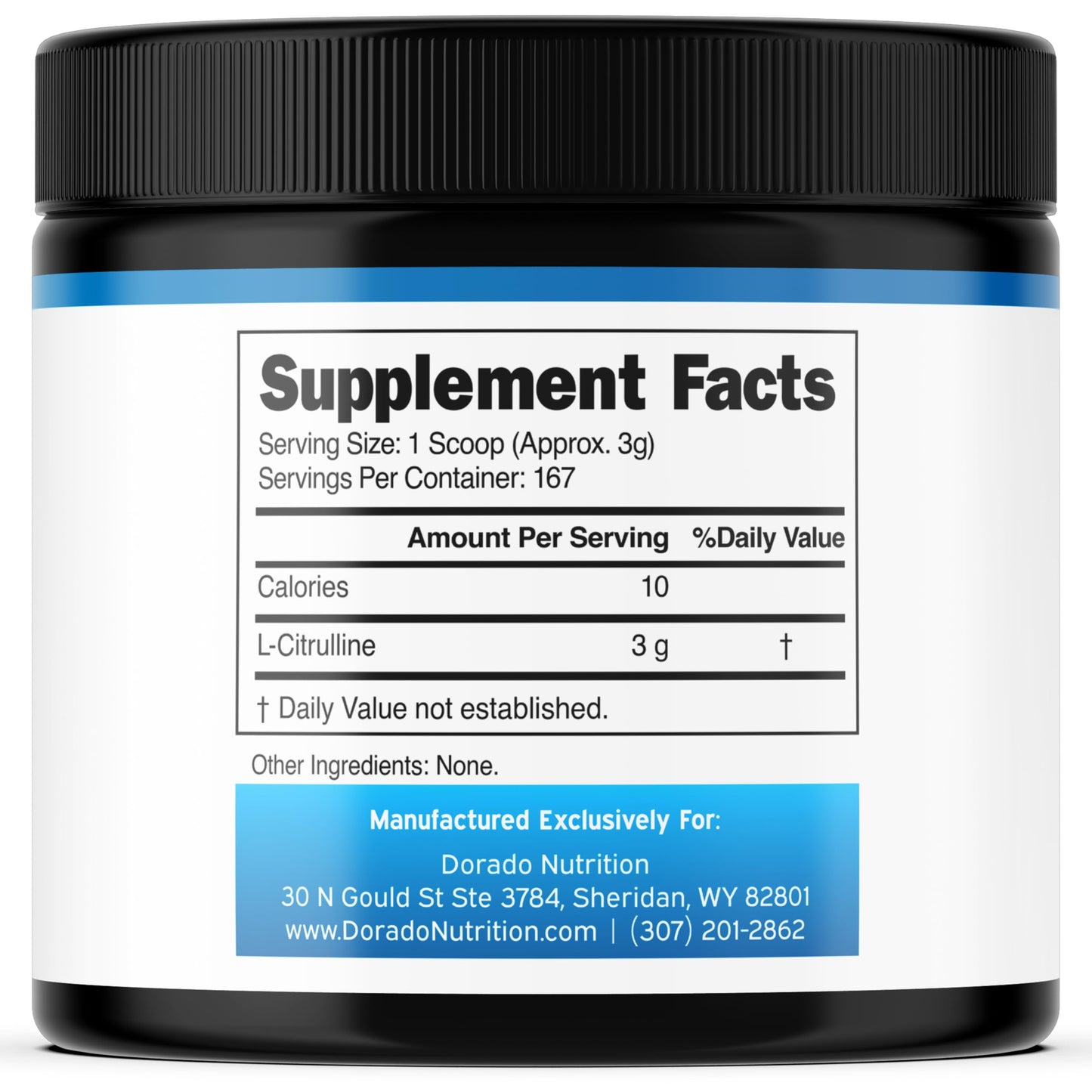 DORADO NUTRITION L-Citrulline Powder 17.64 Ounce