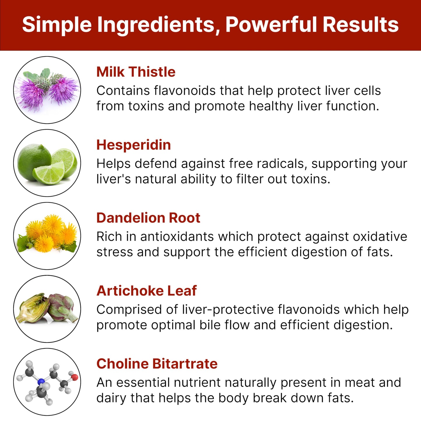 Hepaclear Natural Liver Support Supplement with Hesperidin Capsules, 30 Count