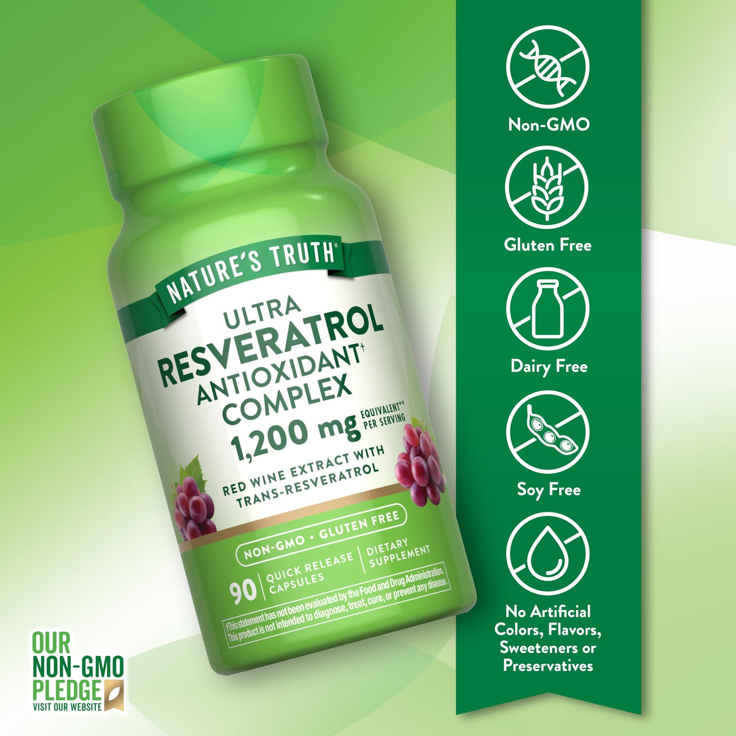 Nature's Truth Resveratrol Complex Capsules 90