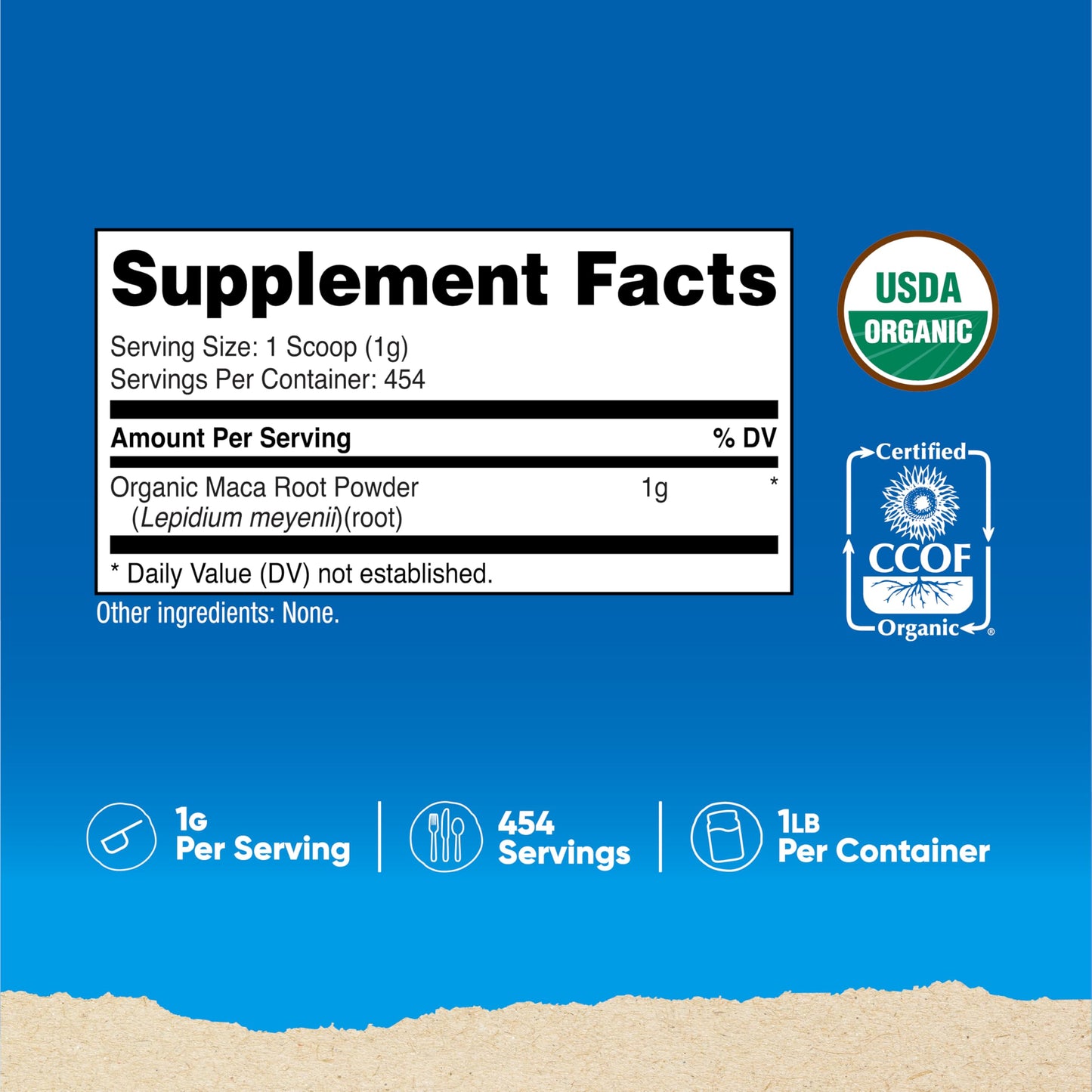 Nutricost Organic Maca Root Powder 48
