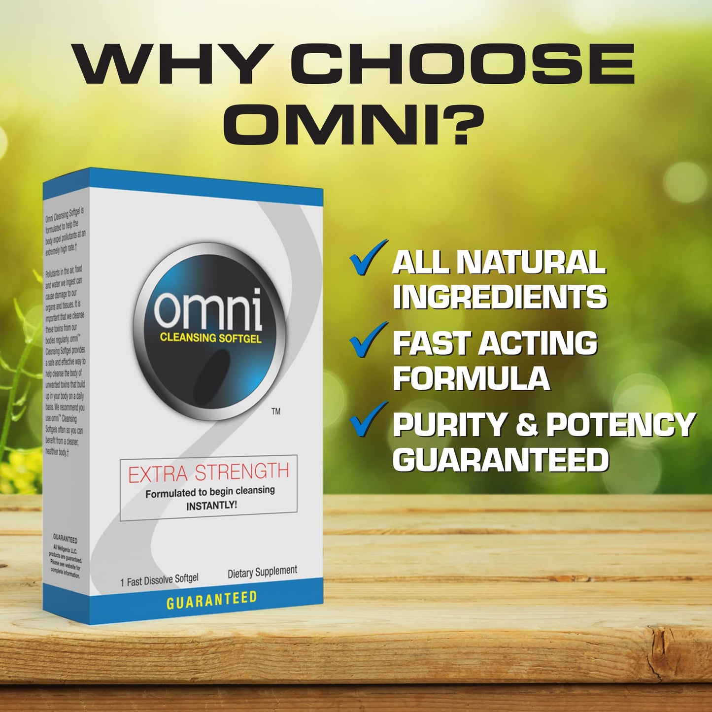 Wellgenix Omni Herbal Cleanse Detox Capsule 2-Pack