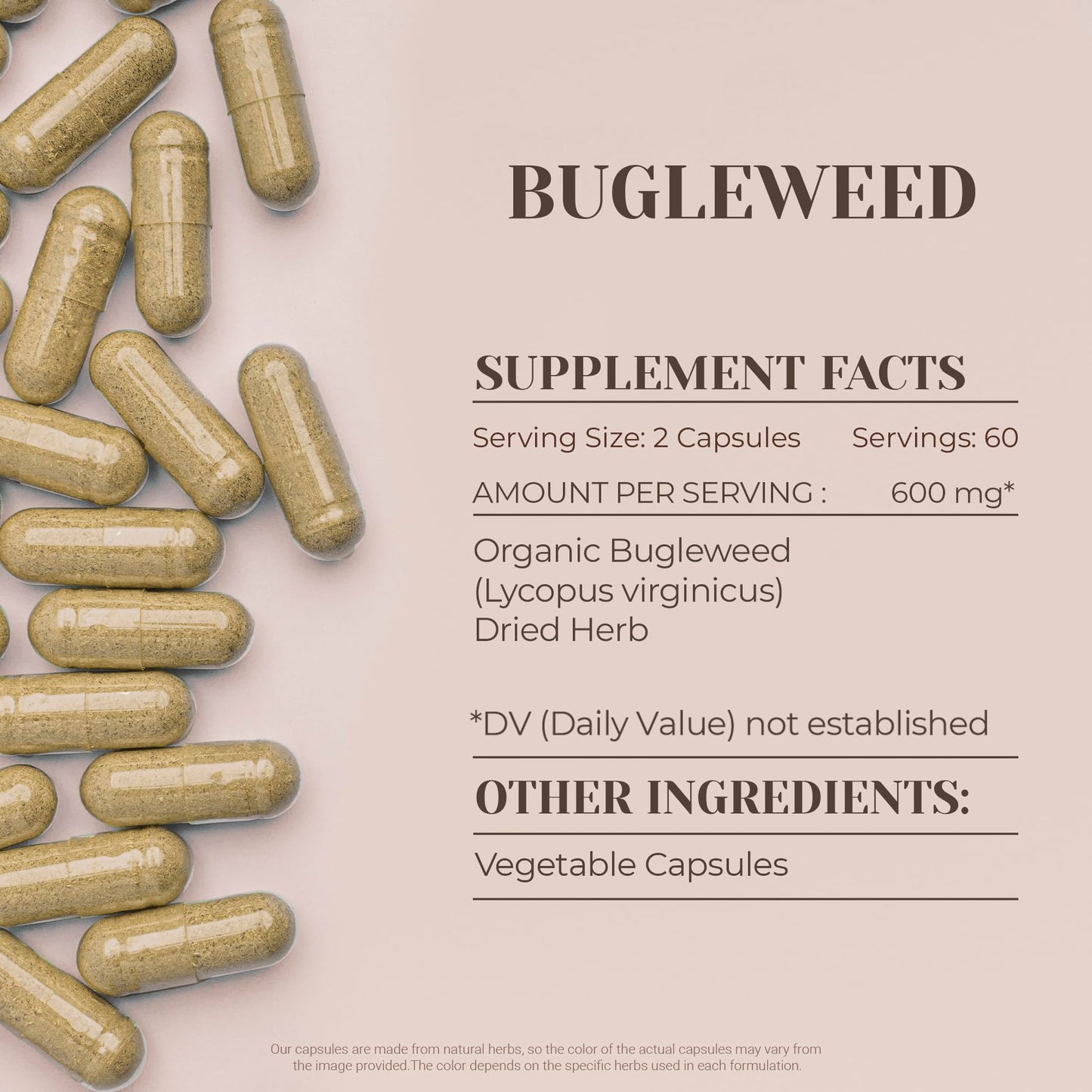 Garden Organics Bugleweed Capsules 120