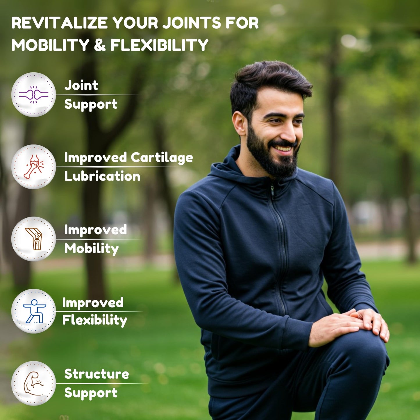 SHIFAA NUTRITION Halal Joint Support Supplement with Glucosamine Chondroitin MSM, 90 Capsules