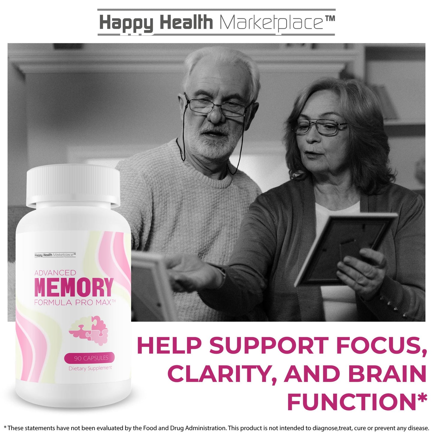 Happy Health Marketplace Advanced Memory Formula Pro Max 90 Capsules